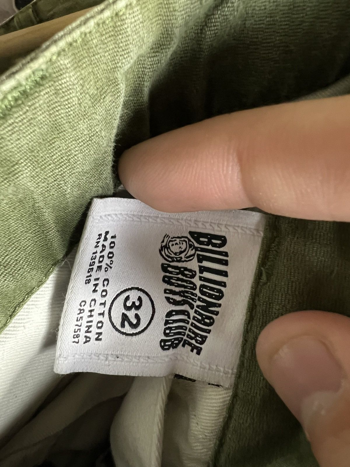 Billionaire Boys Club Y2K Billionaire Boys Club Cargo Pants Olive Green Utility Size US 32 / EU 48 - 9 Thumbnail