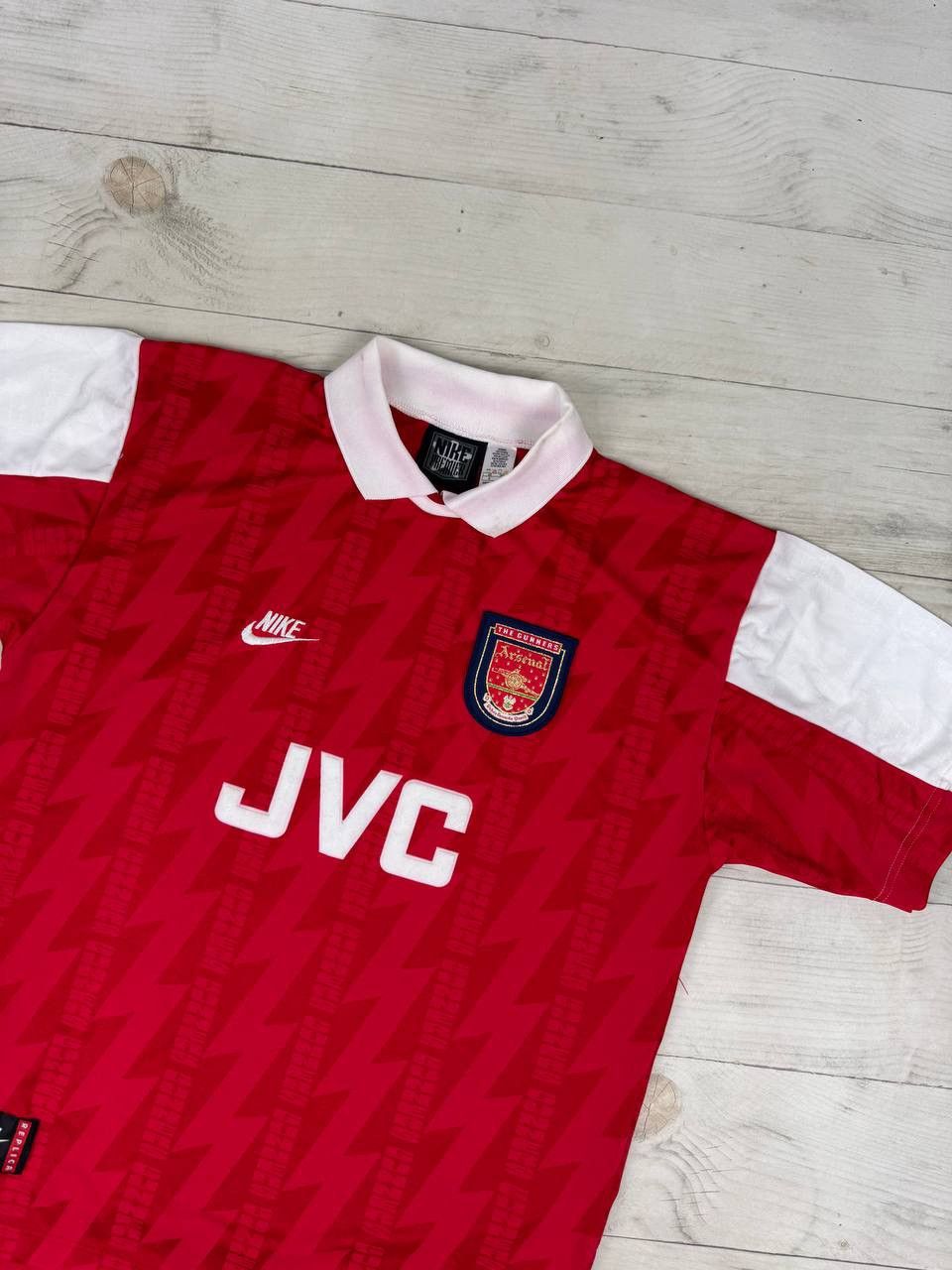 Nike Vintage Nike Arsenal 1994 1996 Home Shirt Soccer Jersey Size US XL / EU 56 / 4 - 4 Thumbnail