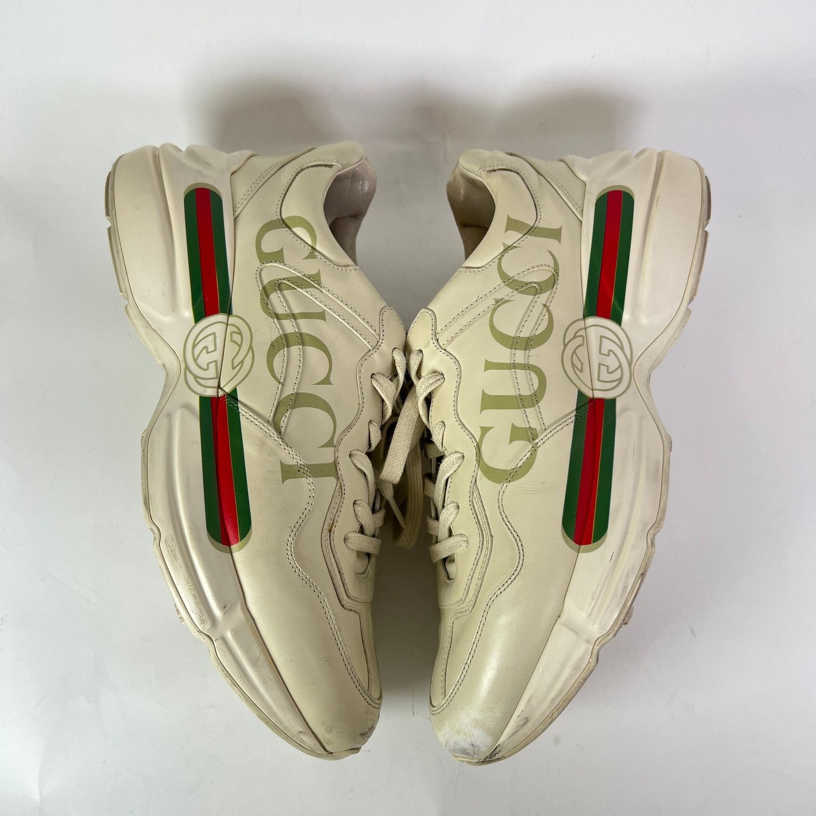 Gucci Gucci Vintage Web Logo Rhyton Sneaker Size US 10 / EU 43 - 4 Thumbnail