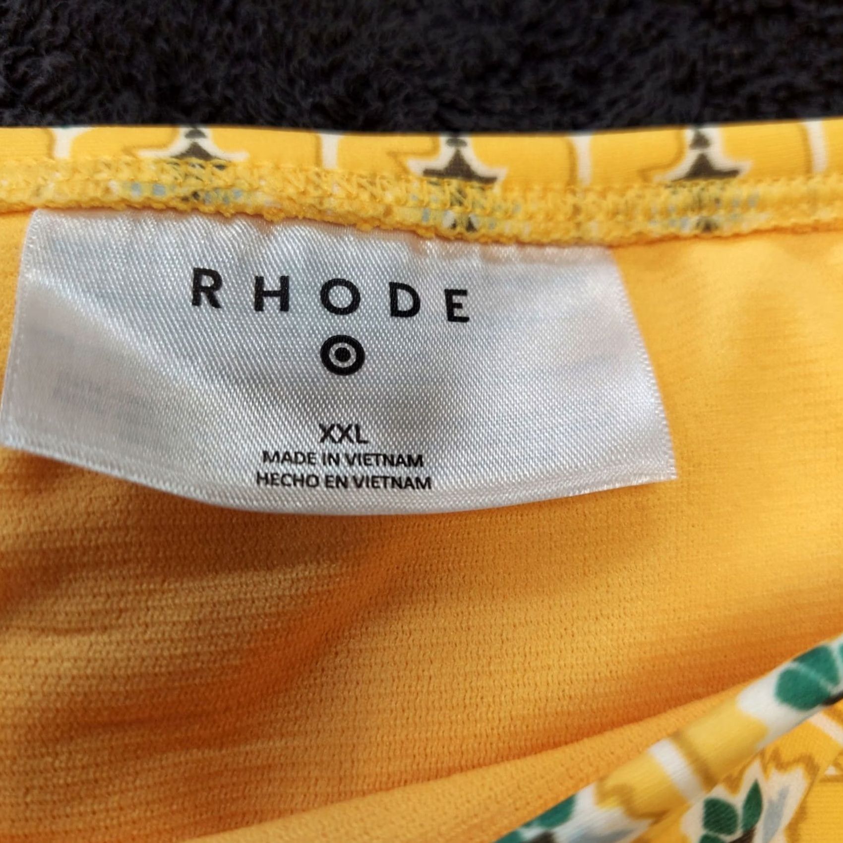 Vintage Target Rhode Bikini Bottoms XXl Yellow Floral Low Rise Cheeky Swimwear Juniors Two Piece Bottoms N/A Size 40" / US 18 - 2 Thumbnail