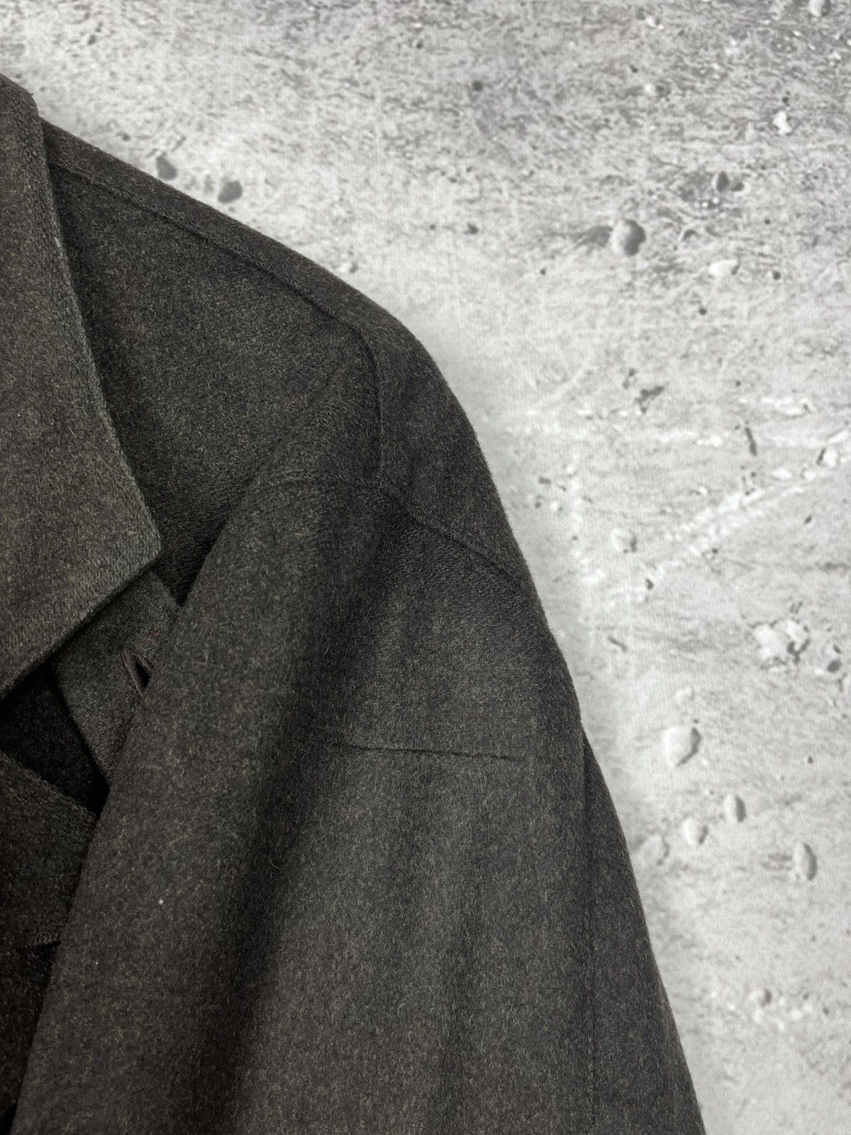 Lanvin Lanvin - Brown wool coat French luxury Size US L / EU 52-54 / 3 - 8 Thumbnail