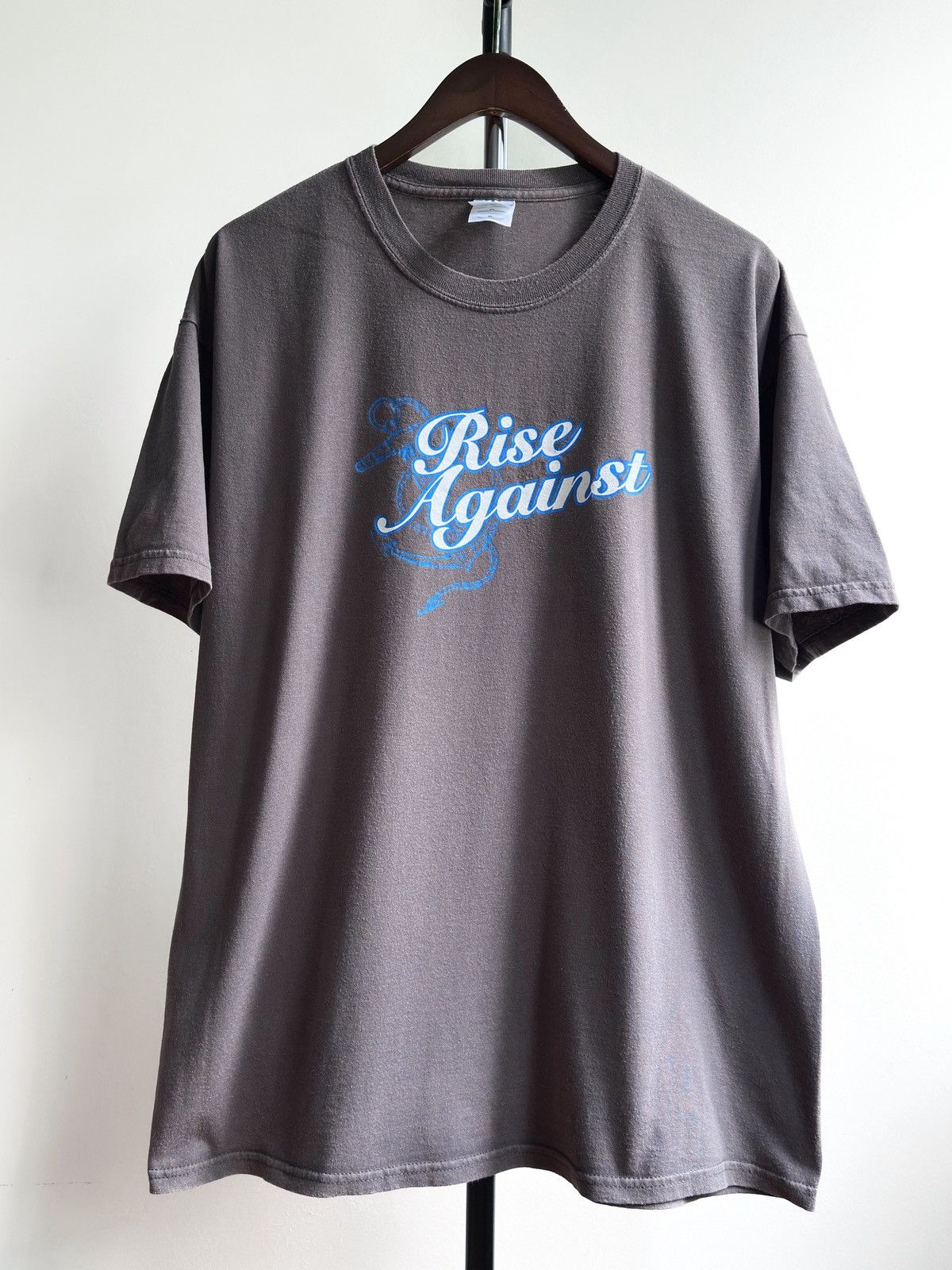 Band Tees × Vintage VINTAGE Y2K RISE AGAINST ROCK BAND TEE Size US XL / EU 56 / 4 - 1 Thumbnail