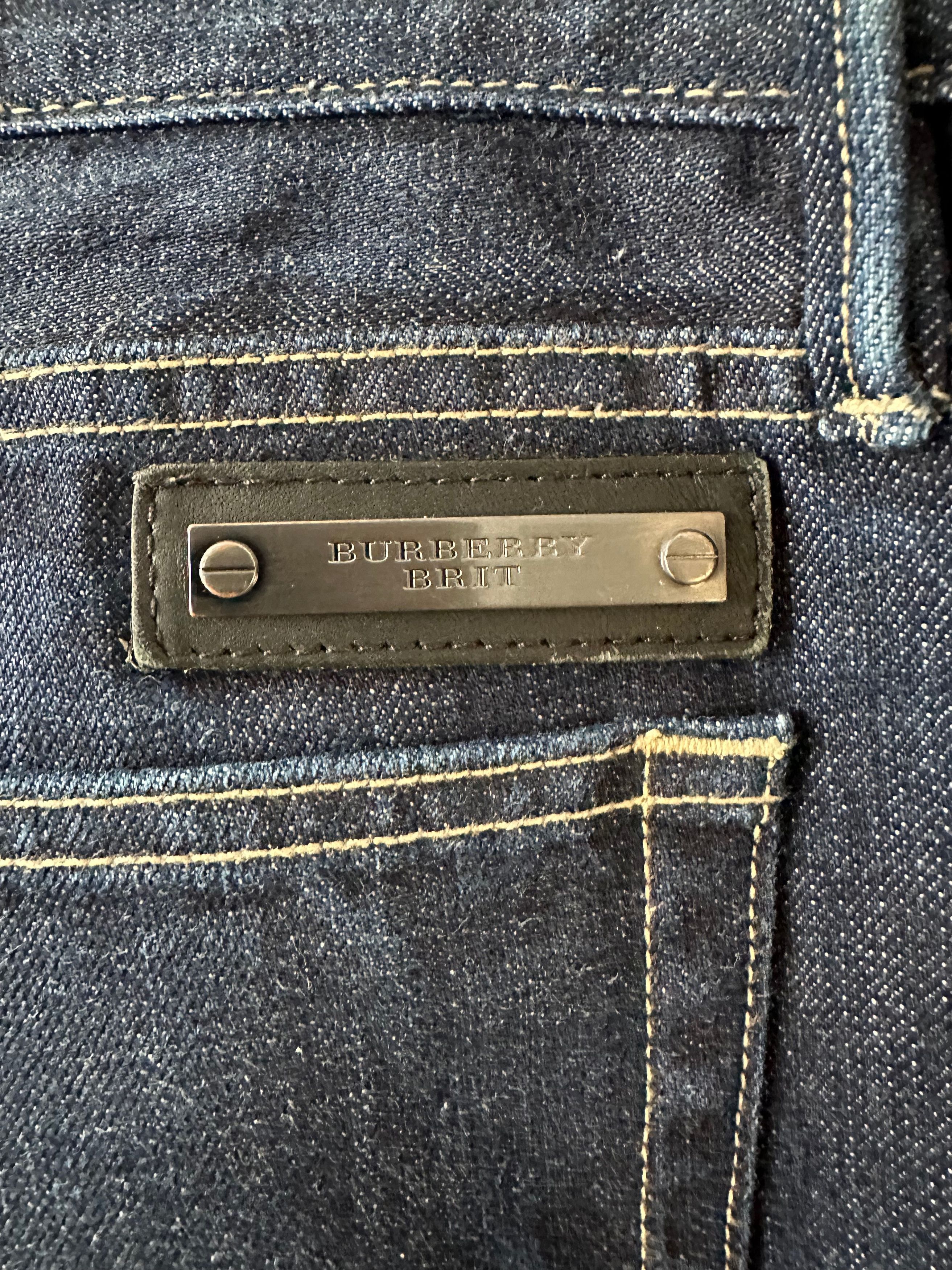 Burberry BURBERRY Brit indigo blue denim pants jeans Size US 34 / EU 50 - 9 Thumbnail