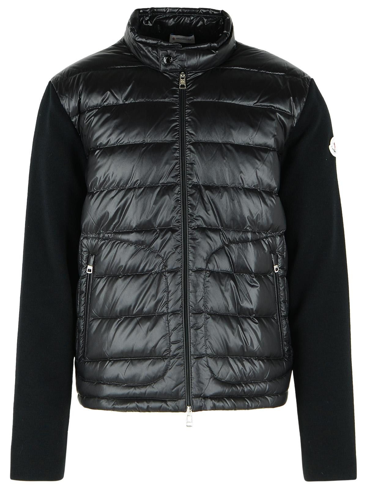 Moncler MONCLER Padded Wool Cardigan With Black Zip Size US L / EU 52-54 / 3 - 1 Thumbnail