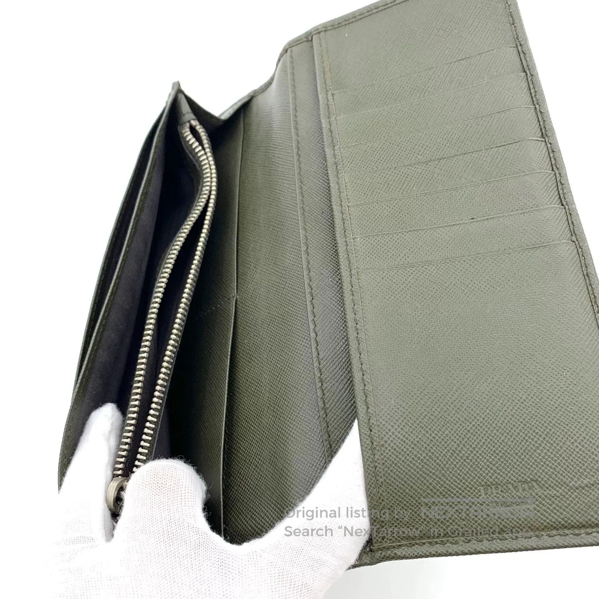 Prada Prada Long Leather Clutch Wallet. Size ONE SIZE - 7 Thumbnail