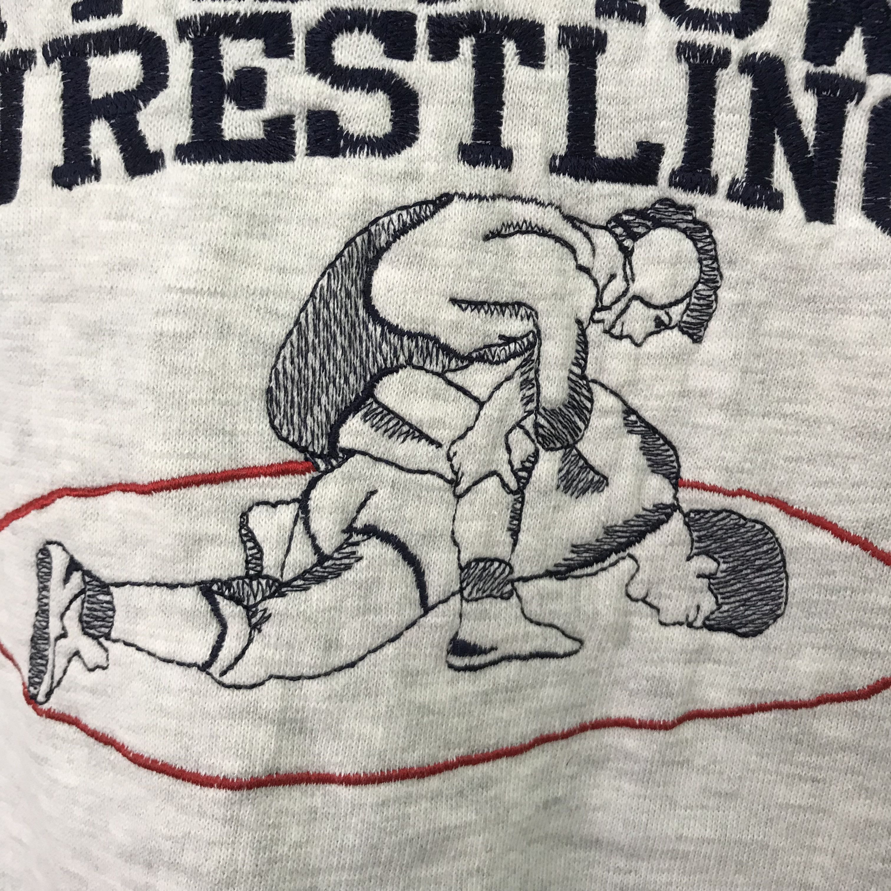 Upper Playground Vintage Upper Iowa Wrestling Gray Sweatshirt - 19 Size US L / EU 52-54 / 3 - 5 Thumbnail