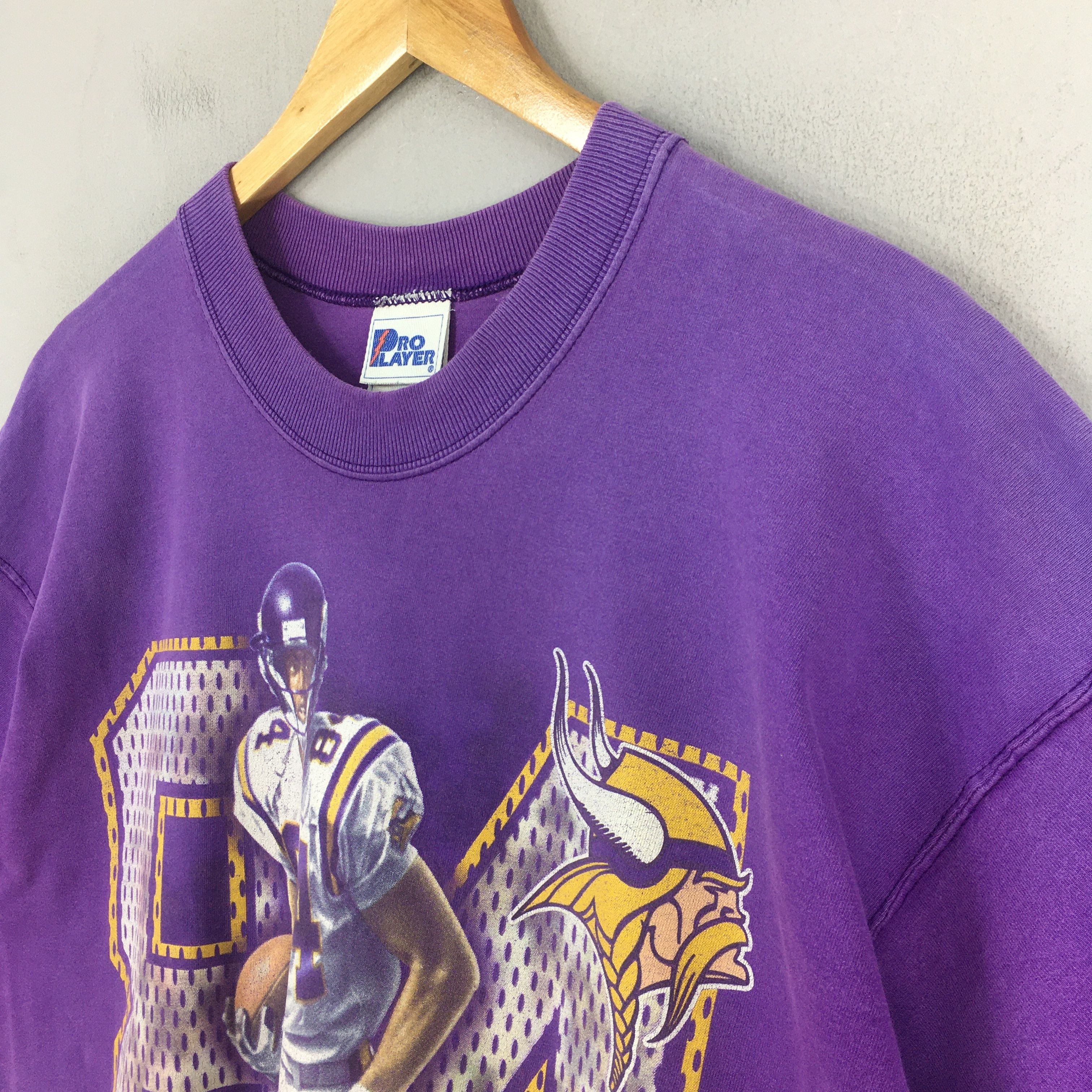 NFL × Pro Player Minnesota Vikings NFL Champions Randy Moss #84 Tshirt XLarge Size US XL / EU 56 / 4 - 3 Thumbnail