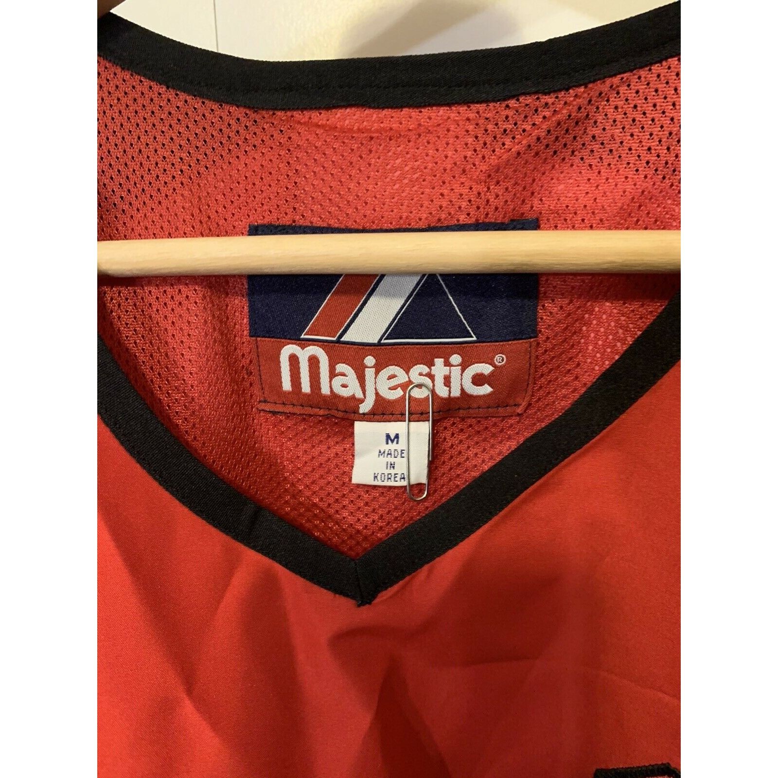 Majestic Majestic NC STATE Sz M BASEBALL WARM UP Pullover Side ZIP JA Size US M / EU 48-50 / 2 - 2 Thumbnail