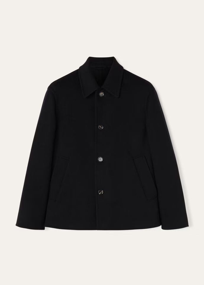 Loro Piana o1w1db10725 FAO3171 Ali Blouson Jacket in Black Size US L / EU 52-54 / 3 - 1 Thumbnail