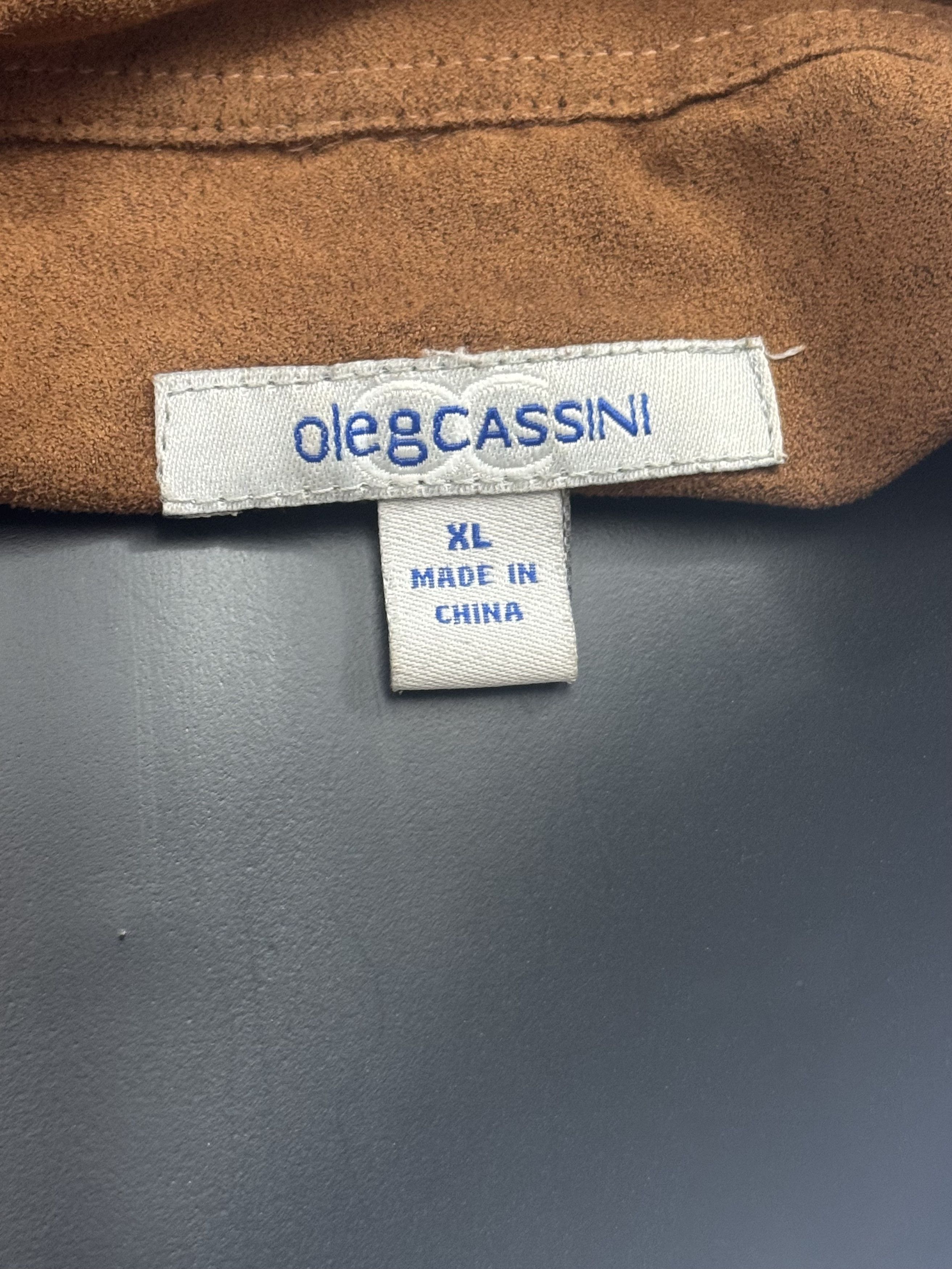 Oleg Cassini VTG Oleg Cassini Faux-Suede Western Cowboy Long Sleeve Size US XL / EU 56 / 4 - 4 Thumbnail