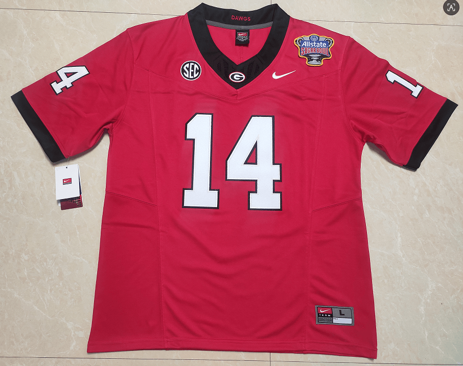 Other Georgia Bulldogs #14 Gunner Stockton College Football Size US L / EU 52-54 / 3 - 1 Thumbnail