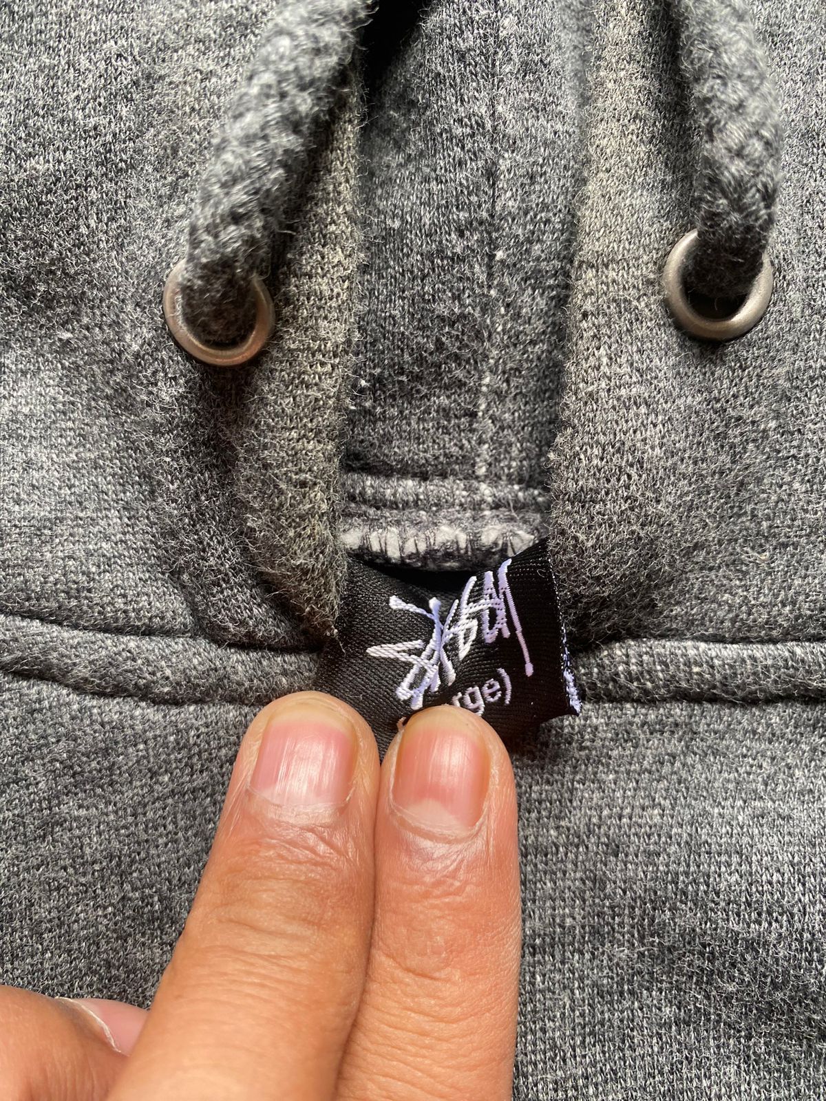 Stussy × Vintage Vintage Stussy Dice Hoodie Logo Icon Size US XL / EU 56 / 4 - 3 Thumbnail