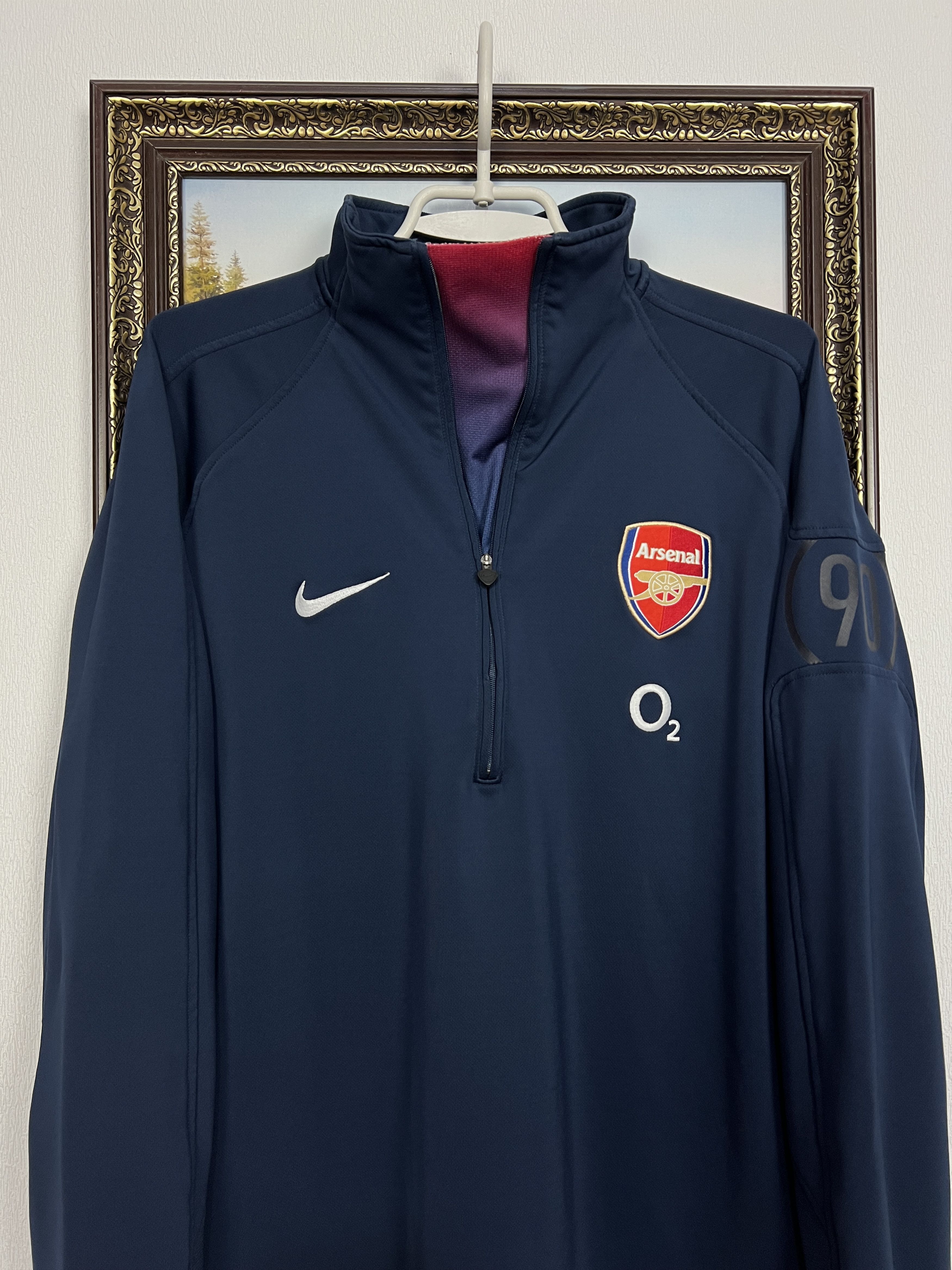 Nike Vintage Nike Arsenal Football Train Jacket Track Top Gunners Size US XL / EU 56 / 4 - 2 Thumbnail