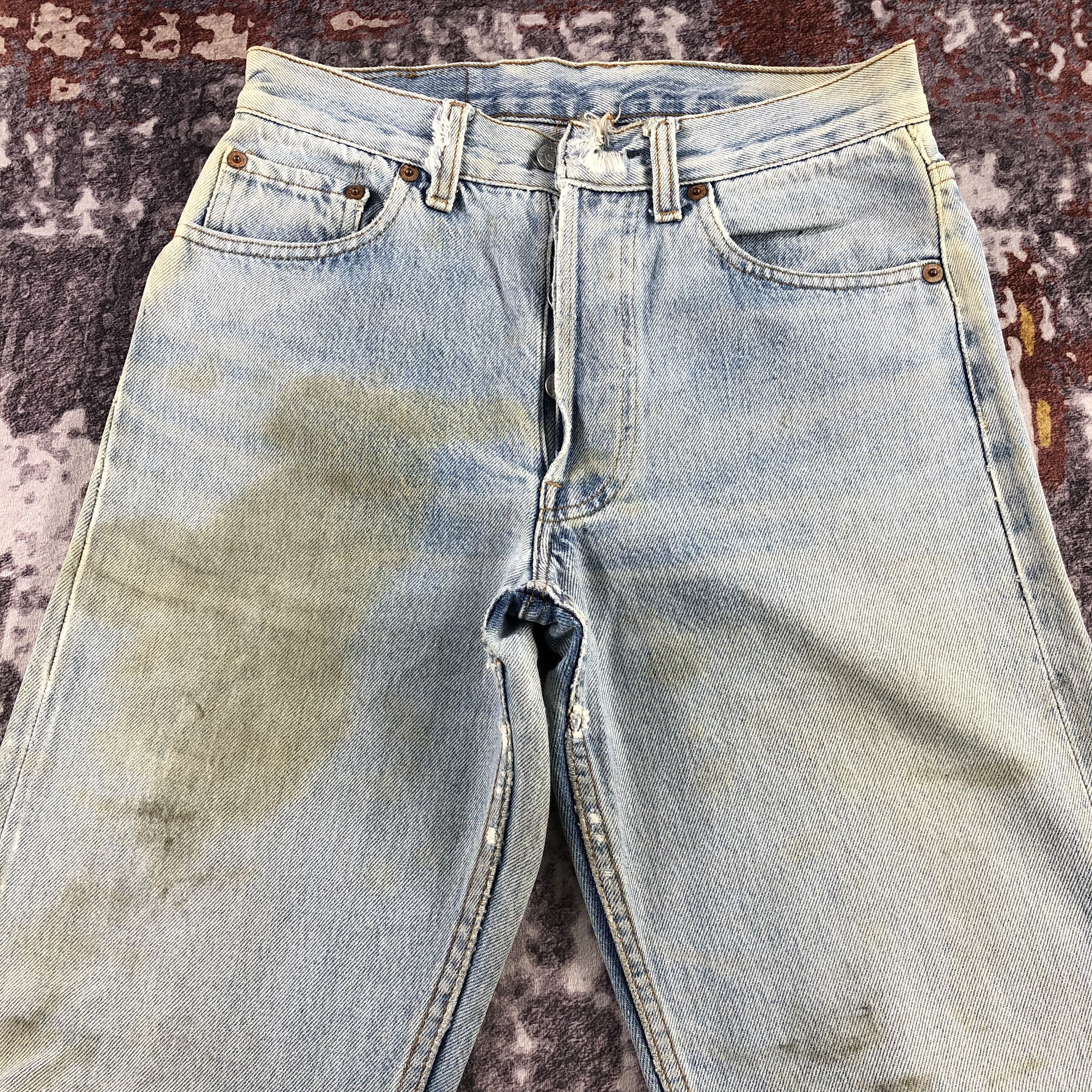 Levi's Vintage 90s Distress Levis 501 Jeans-JM2795 Size US 29 - 3 Thumbnail