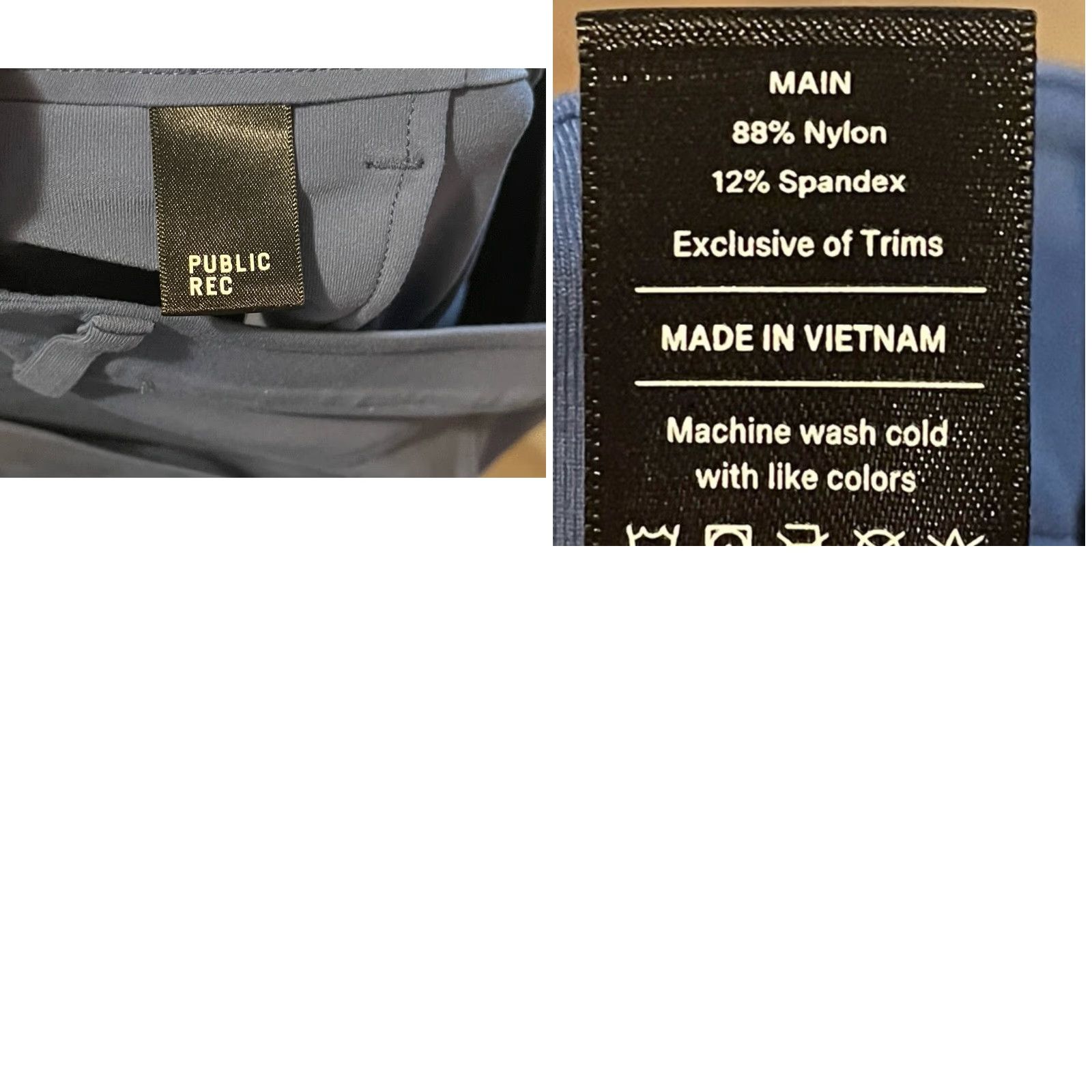 Vintage PUBLIC REC All Day Every Day 5 Pocket Pant Mens 36x28 Blue Size US 36 / EU 52 - 8 Thumbnail