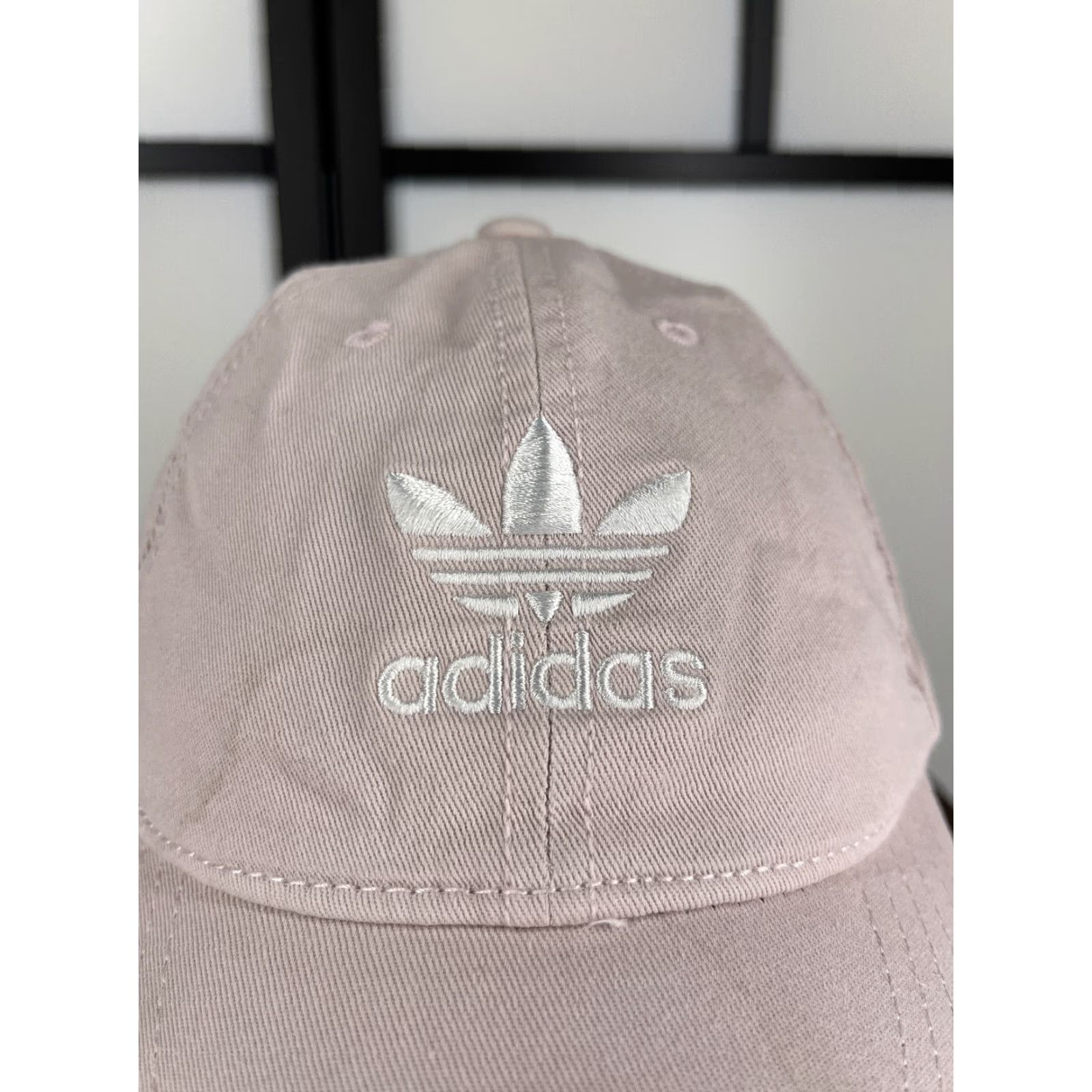 Adidas ADIDAS Hat Cap Strap Back Womens One Size Pink Twill 100% Cotton Trefoil Golf Hat Adjustable Embroidered Logo Mens Womens Boys Girls? Size ONE SIZE - 2 Thumbnail