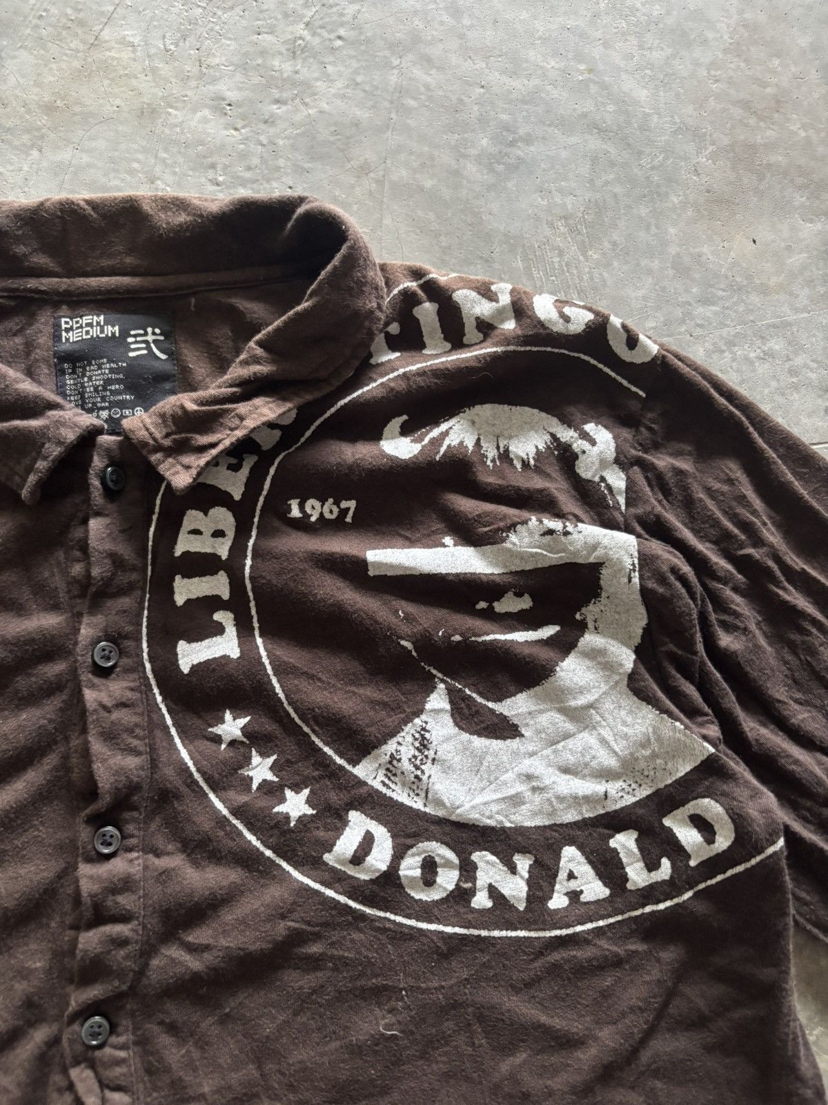 PPFM PPFM Y2K liberatingo donald faded 3 quarter sleeve shirt Size US M / EU 48-50 / 2 - 5 Thumbnail
