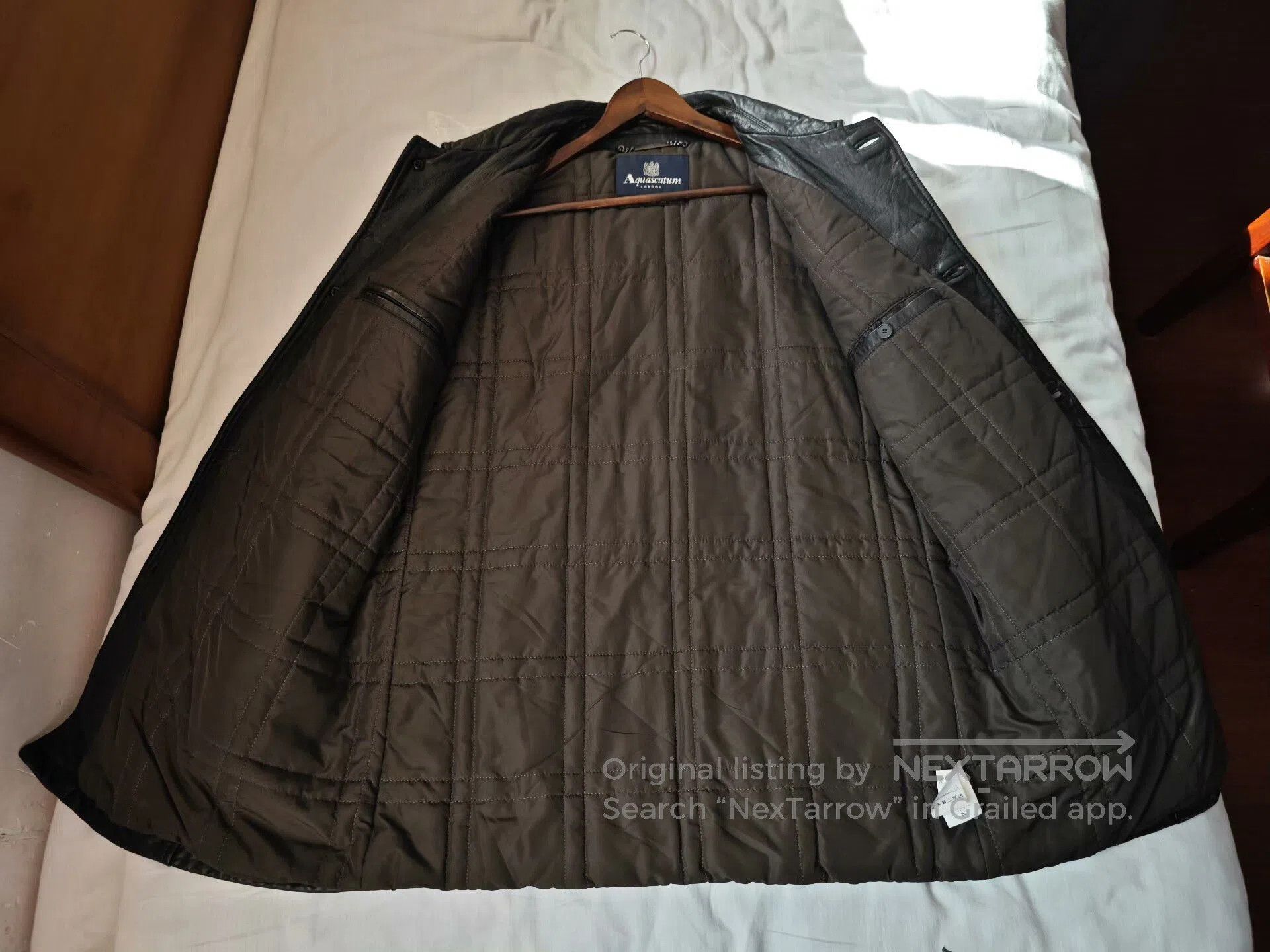 Aquascutum Black Aquascutum Sheepskin Leather Jacket. Size US M / EU 48-50 / 2 - 8 Thumbnail