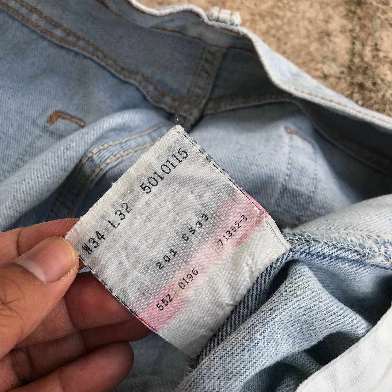 Levi's × Vintage VINTAGE LEVIS 501 USA STONEWASH DISTRESSED DENIM BJ07-12 Size US 33 - 11 Thumbnail