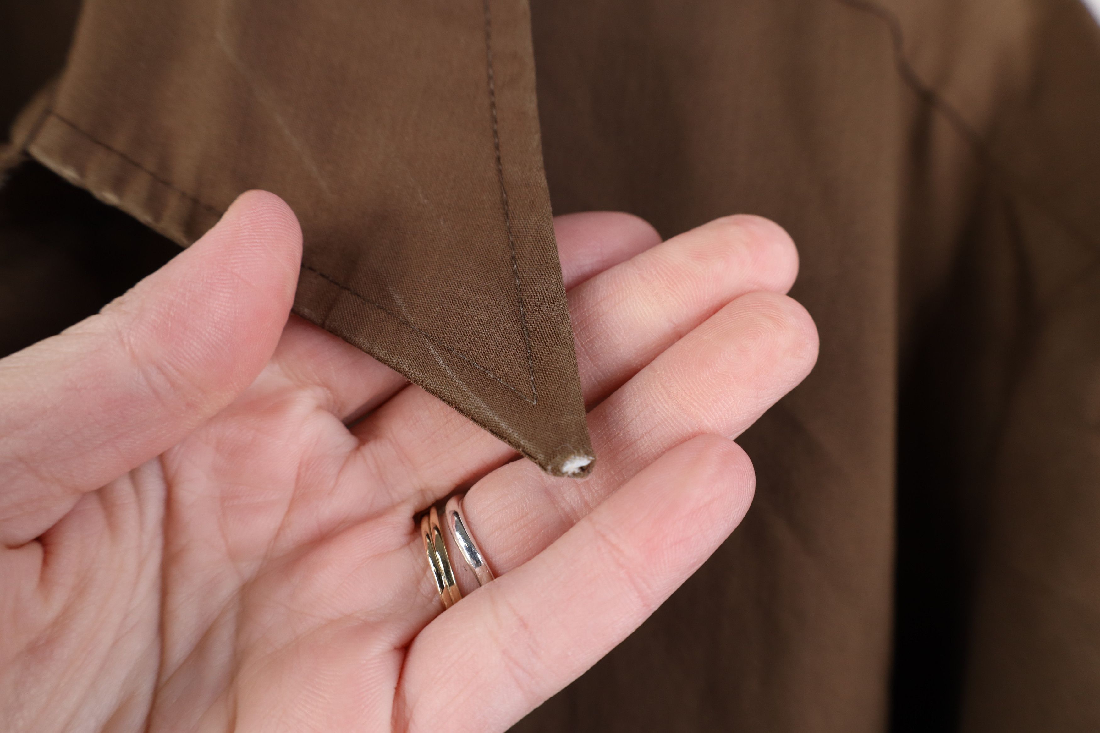 Vintage Vintage 70s Streetwear Short Sleeve Button Shirt Brown Size US XL / EU 56 / 4 - 4 Thumbnail