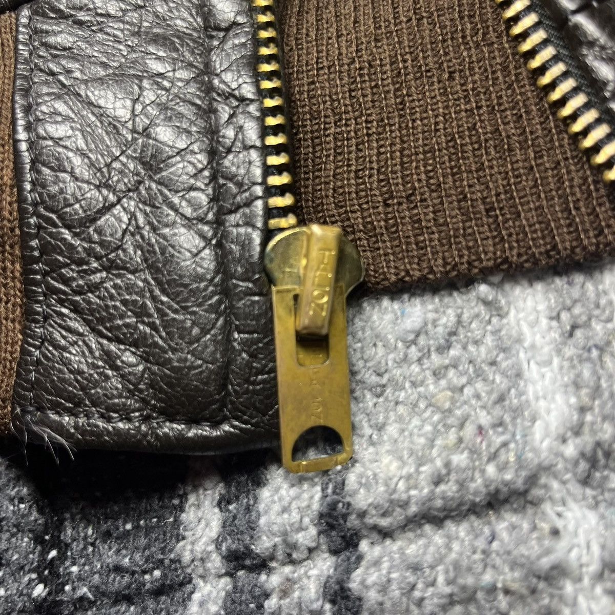 L.L. Bean L.L Bean 1970 Leather Bomber Sheep Lining Size US L / EU 52-54 / 3 - 5 Thumbnail