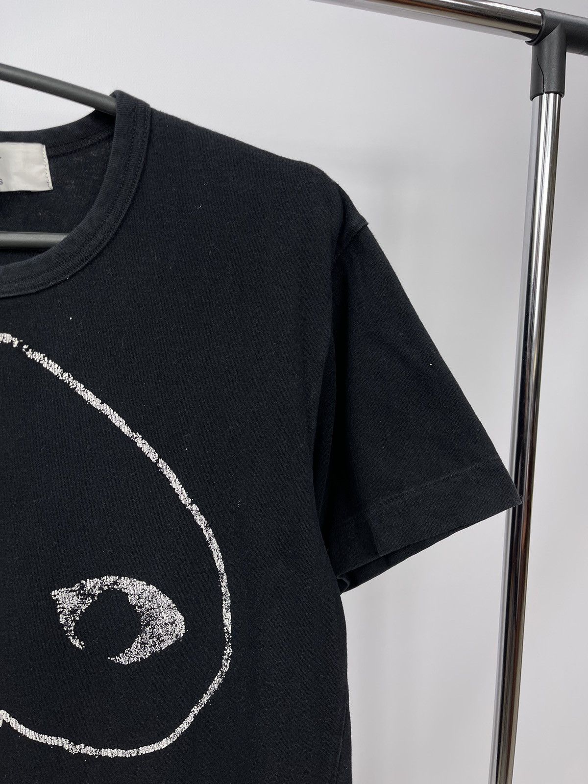 Comme des Garcons COMME des GARCONS Play Black Play T-Shirt Size M Big Logo Size US M / EU 48-50 / 2 - 2 Thumbnail