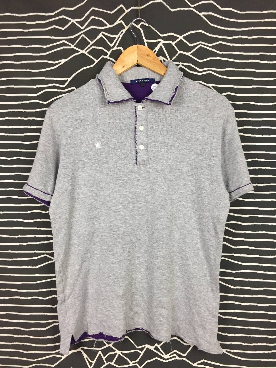 Japanese Brand × Paul Smith × R.Newbold Vtg R Newbold Japanese Brand Small Logo Casual Polo Tee Size US M / EU 48-50 / 2 - 2 Thumbnail