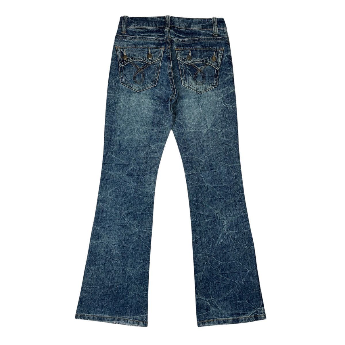 If Six Was Nine Flare - 2000s Wavelist Blue Jeans Size US 28 / EU 44 - 2 Thumbnail