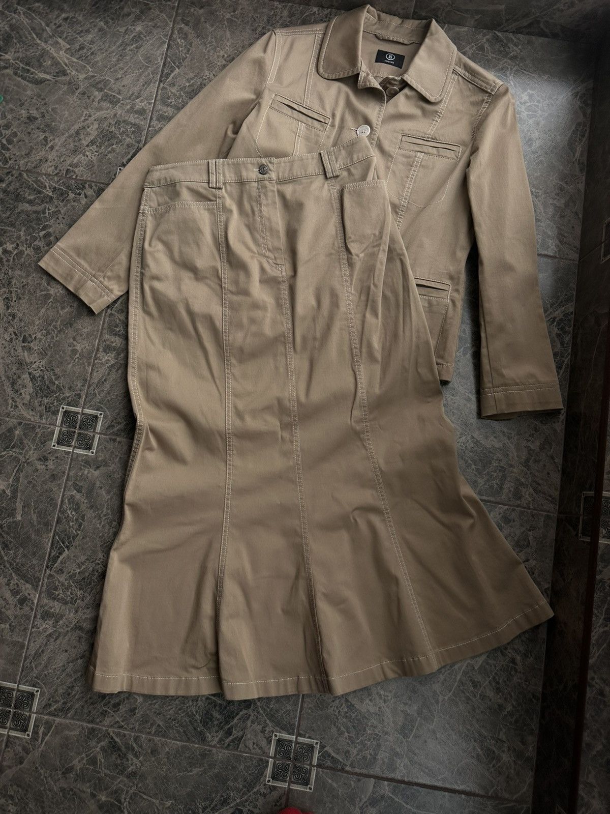 Bogner Vintage Bogner Woman Suit Blazer & Skirt Sz L Size L / US 10 / IT 46 - 3 Thumbnail