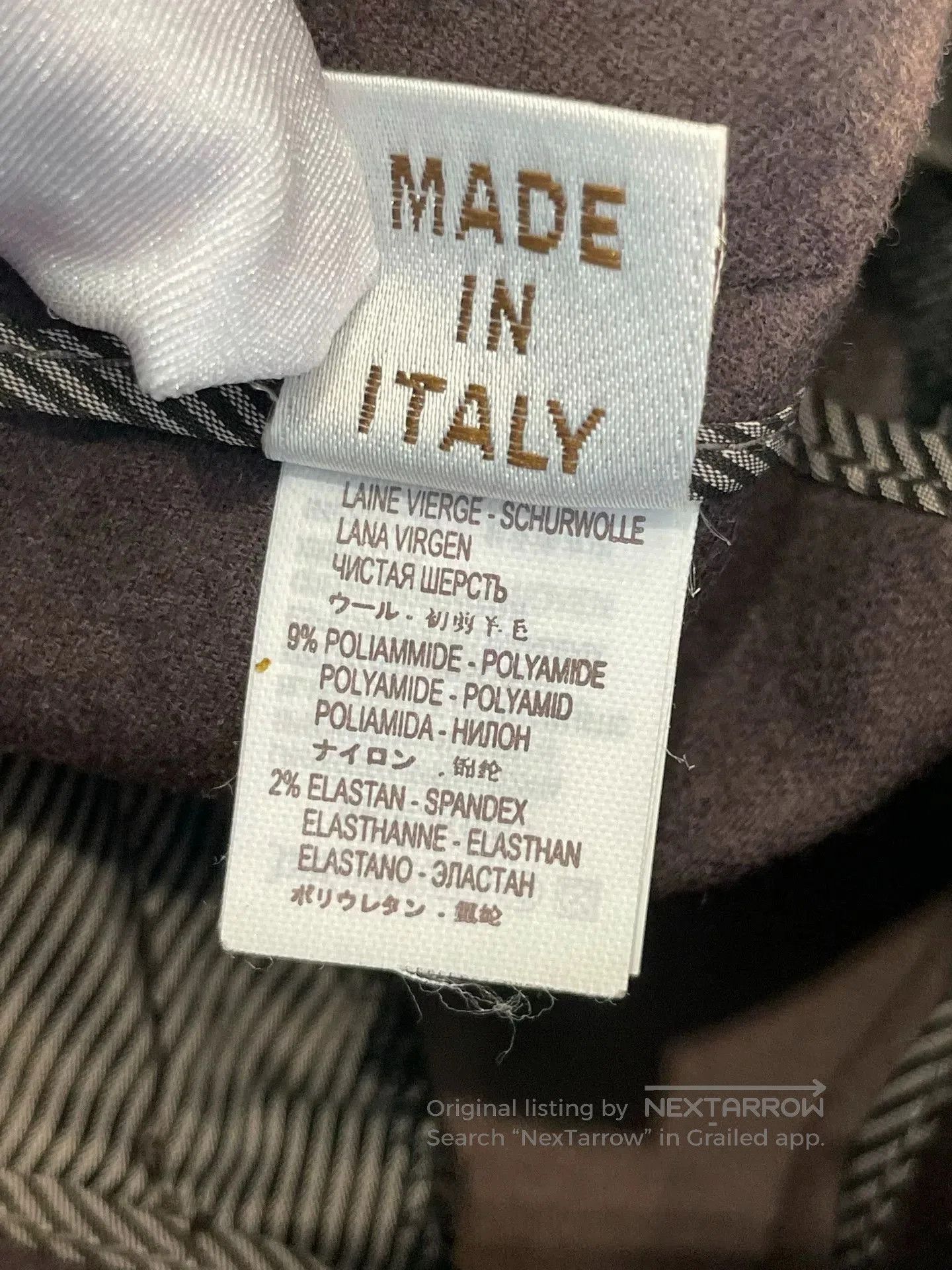 Loro Piana Brunello Cucinelli Brown Wool Leather Pants. Size US 36 / EU 52 - 5 Thumbnail