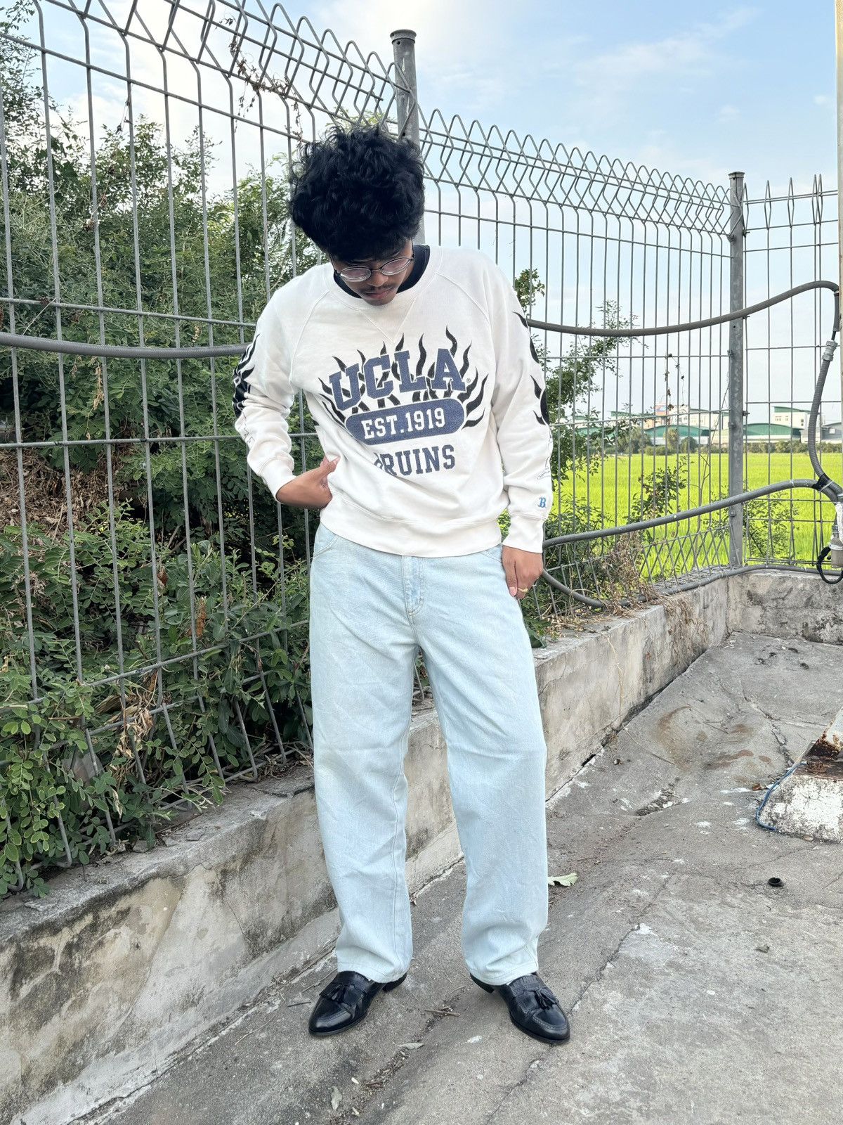 Kansai Yamamoto Rare Kansai Yamamoto Light Blue Jeans Size US 35 - 5 Thumbnail
