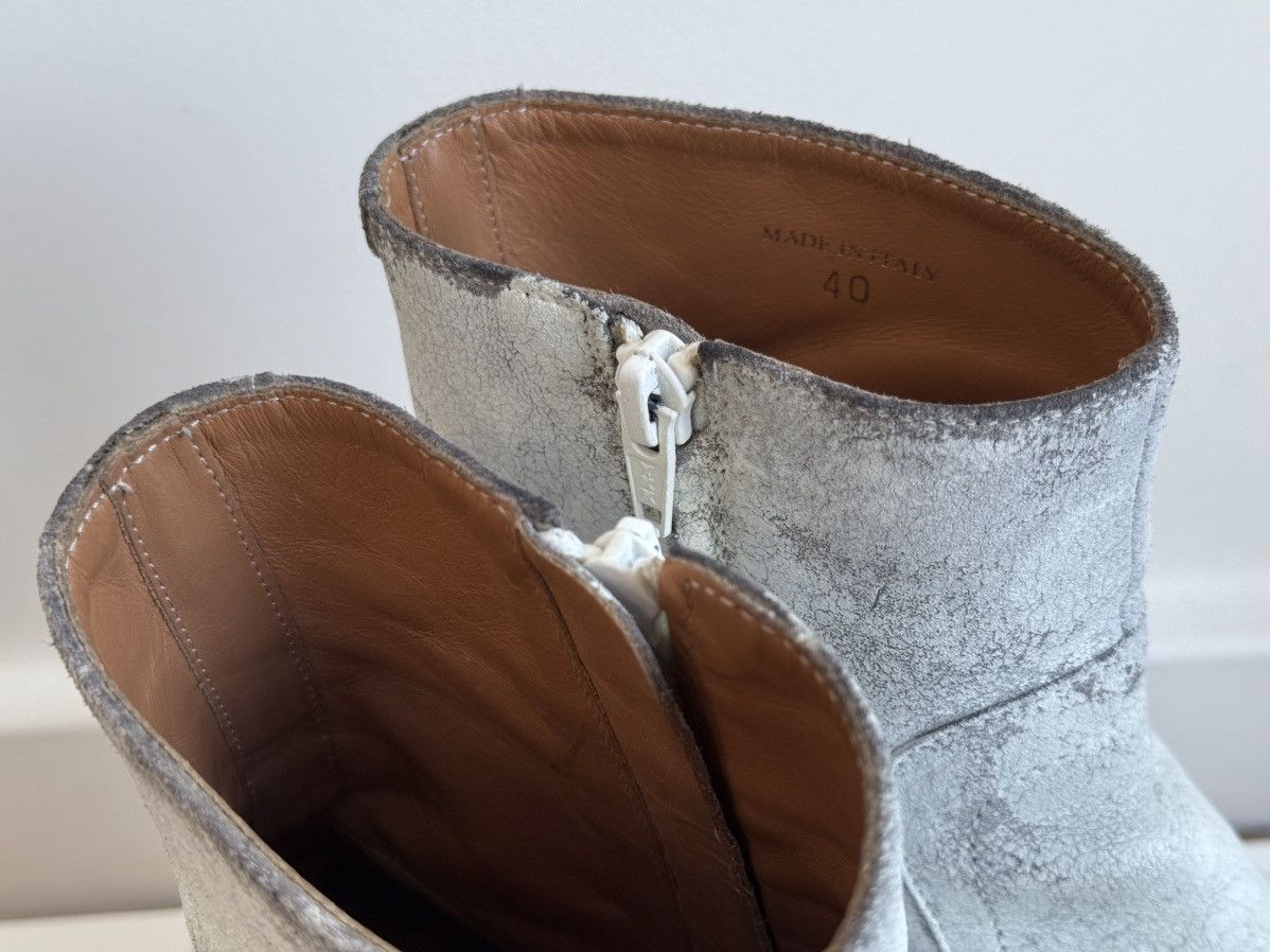 Maison Margiela RARE GRAIL Maison Margiela White Painted Boots Size US 7 / EU 40 - 3 Thumbnail