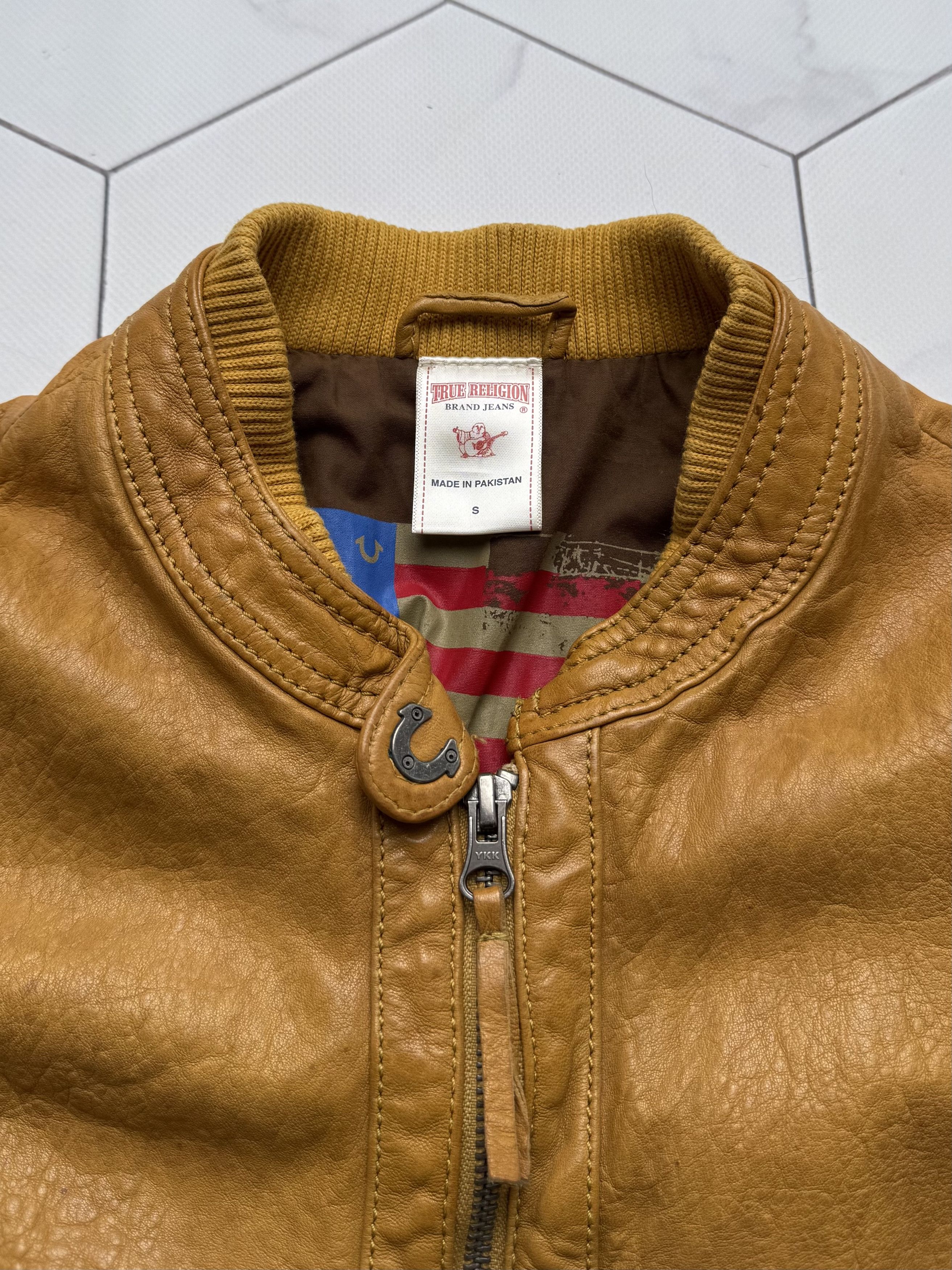 True Religion True Religion Vintage Leather Jacket (B550) Size S / US 4 / IT 40 - 9 Thumbnail