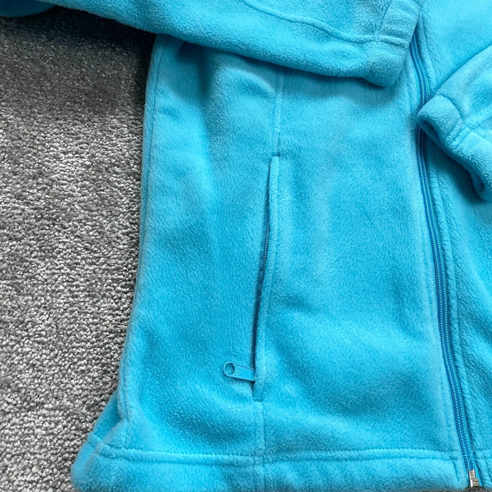 Vintage Columbia Jacket Women Small Blue Full Zip Pocket High Neck Fleece Outdoor Hiking Size S / US 4 / IT 40 - 3 Thumbnail