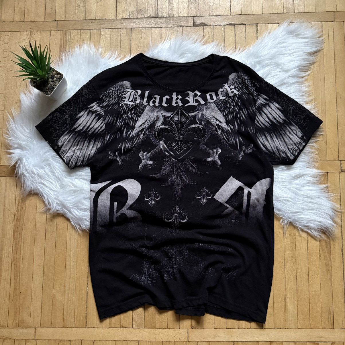 Affliction 📌 Crazy Black Rock Y2K Gothic Skull T-Shirt Affliction vibe Size US M / EU 48-50 / 2 - 1 Thumbnail