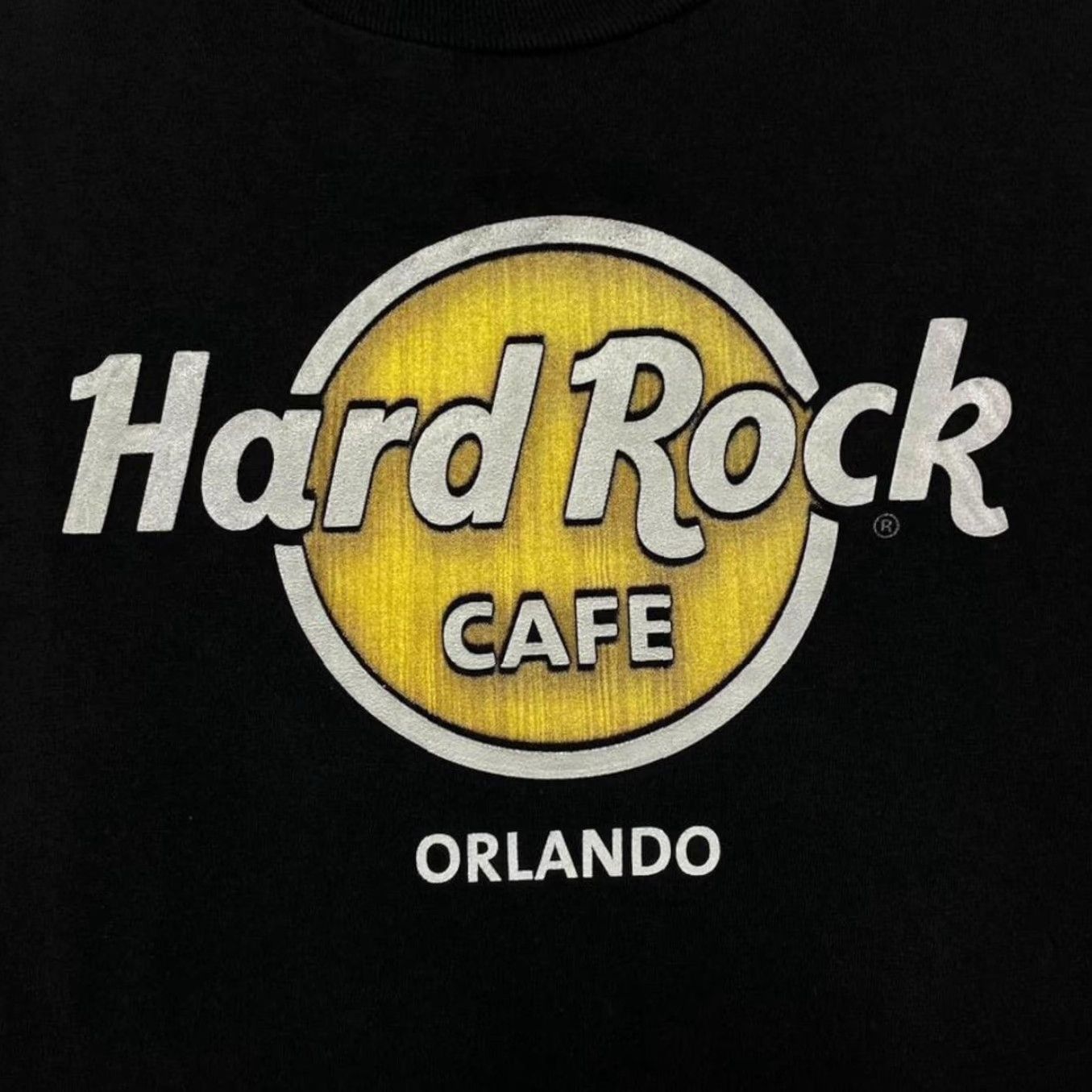 Hard Rock Cafe Hard Rock Cafe Orlando Souvenir Spellout Graphic Black T-Shirt Small Mens Shirt Graphic Print Size US S / EU 44-46 / 1 - 4 Thumbnail