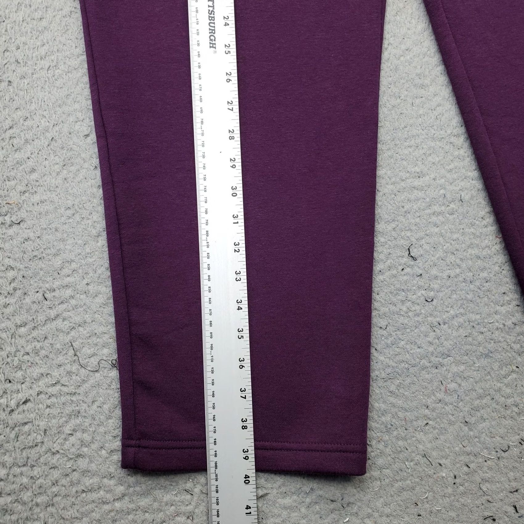 Vintage Hasting & Smith Sweatpants Womens XL Purple Comfort Straight Elastic Waistband Size 40" / US 18 - 3 Thumbnail