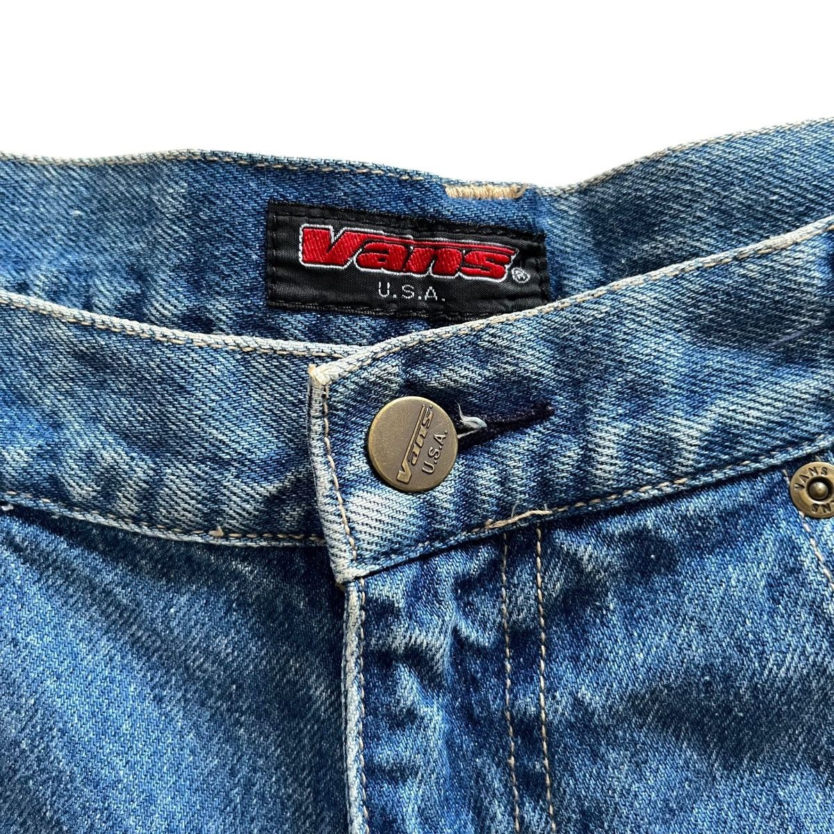 Vans Vintage 90's Vans Baggy Jorts Size US 31 - 3 Thumbnail