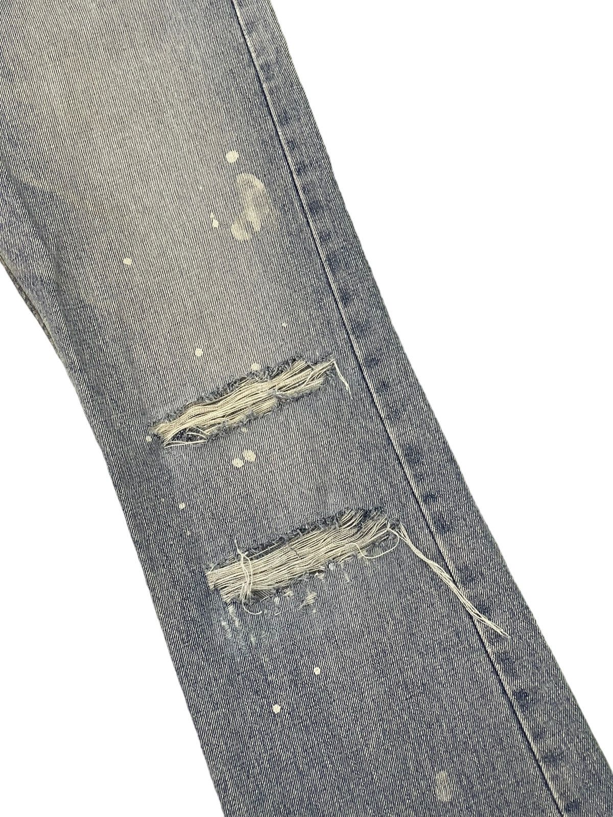 Japanese Brand Flare Jeans Vtg Bobson Distress Painted Boot Cut 6🟦5 Size US 31 - 7 Thumbnail