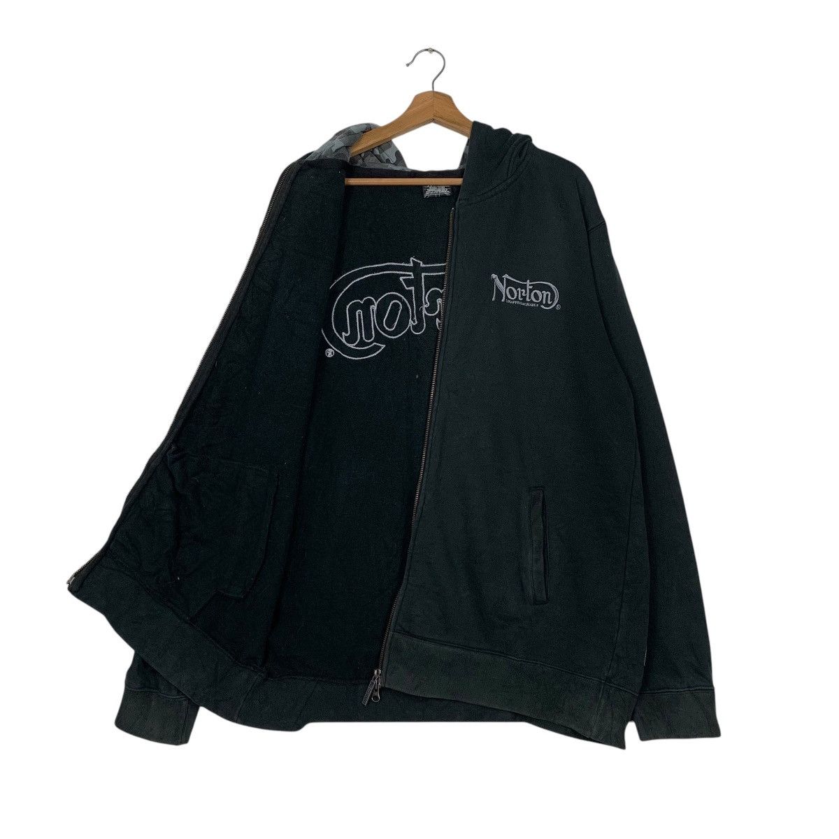 Norton Norton England Zipper Hoodie Size US XXL / EU 58 / 5 - 10 Thumbnail