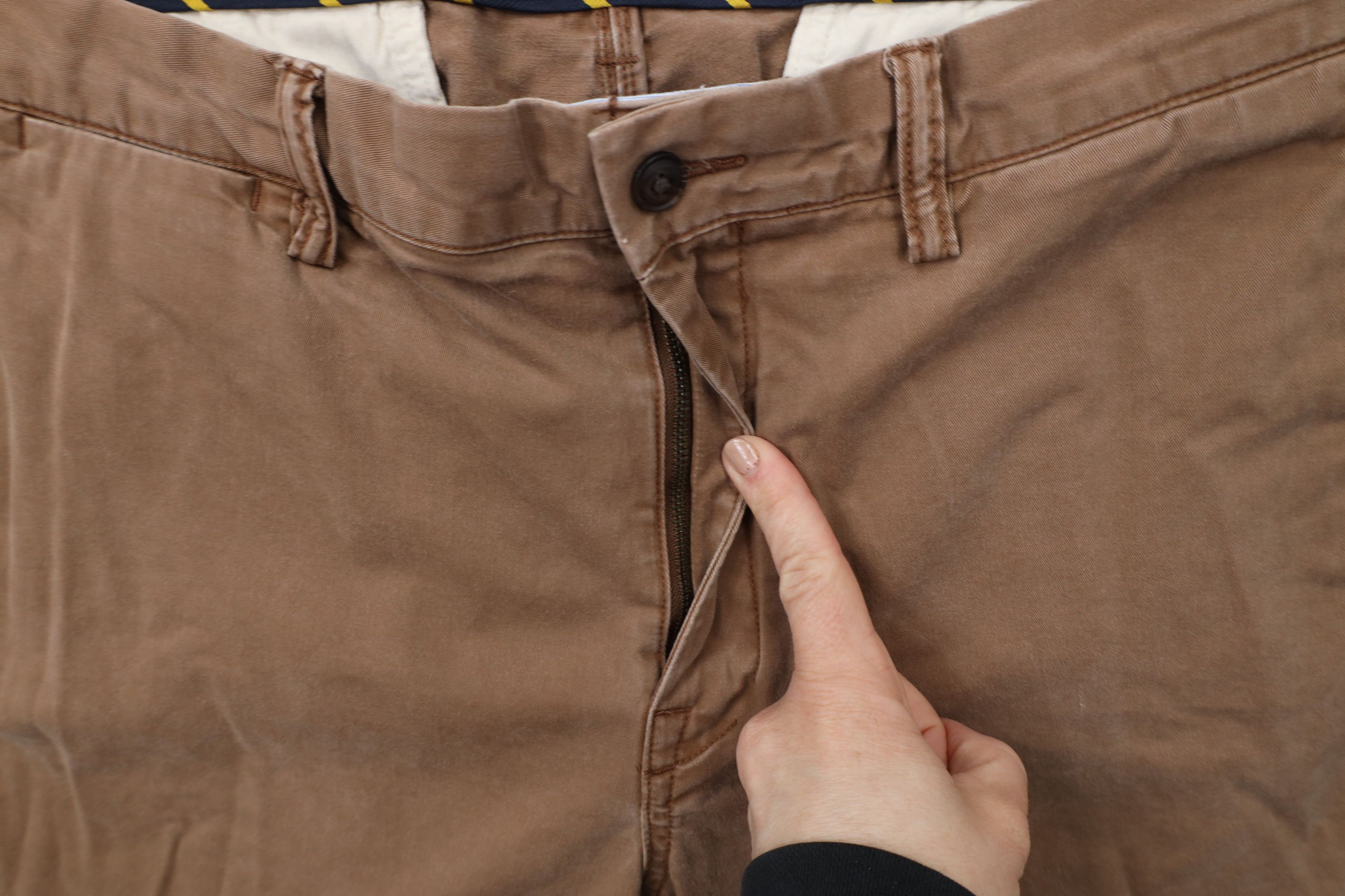 Ralph Lauren × Vintage Vintage Y2K Ralph Lauren Wide Leg Stretch Chino Pants Brown Size US 38 / EU 54 - 3 Thumbnail