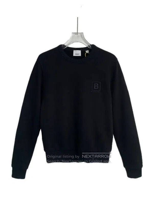 Burberry Black Cotton Men's Sweatshirt.