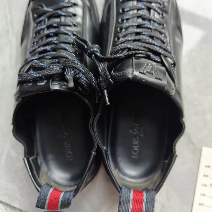 Louis Vuitton Louis Vuitton Black Low-Top Casual Sneakers -2508 Size US 9.5 / EU 42-43 - 4 Thumbnail