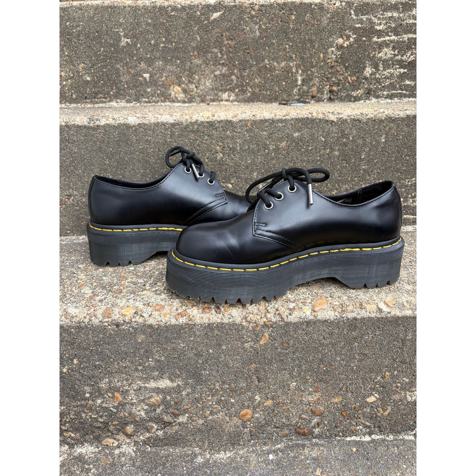 Dr. Martens Doc Martens 1461 Quad Platform Oxfords Size Mens 7/Womens 8 Size US 8 / IT 38 - 7 Thumbnail
