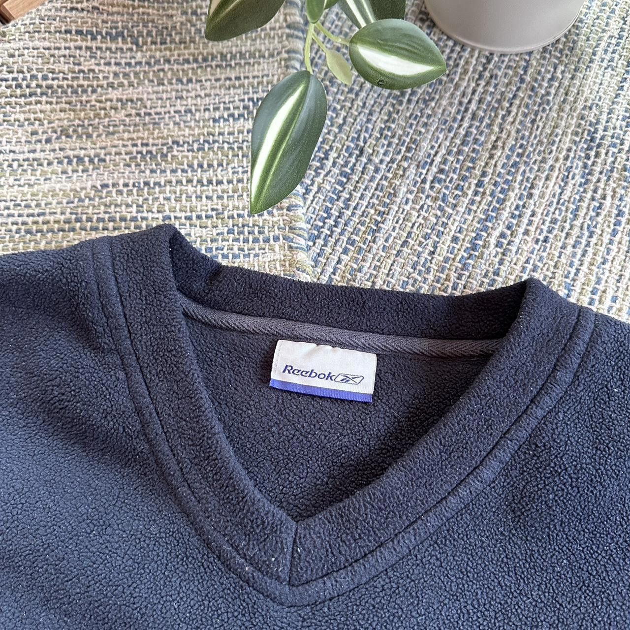 Reebok Vintage Y2K Reebok Sportswear Logo Baggy Fleece Sweatshirt Size US XL / EU 56 / 4 - 4 Thumbnail