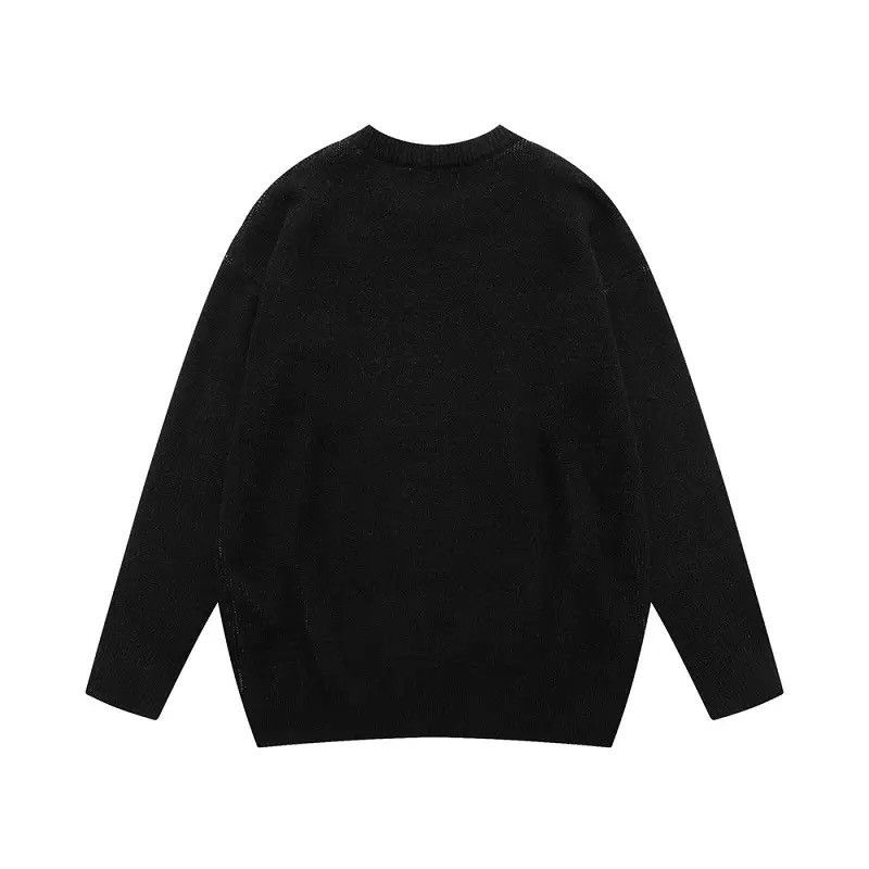 Other Slasher Knit Black Sweater with girl Punk rock gothic Size US M / EU 48-50 / 2 - 2 Thumbnail