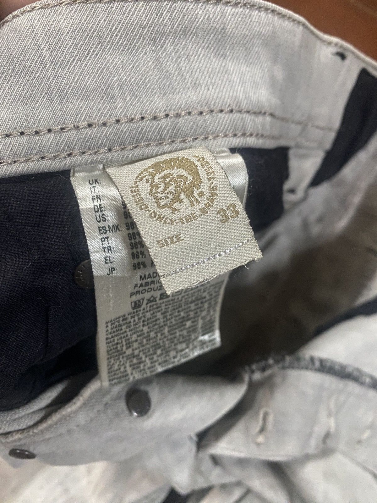 Diesel diesel dna slim carrot distressed denim Size US 36 / EU 52 - 18 Thumbnail