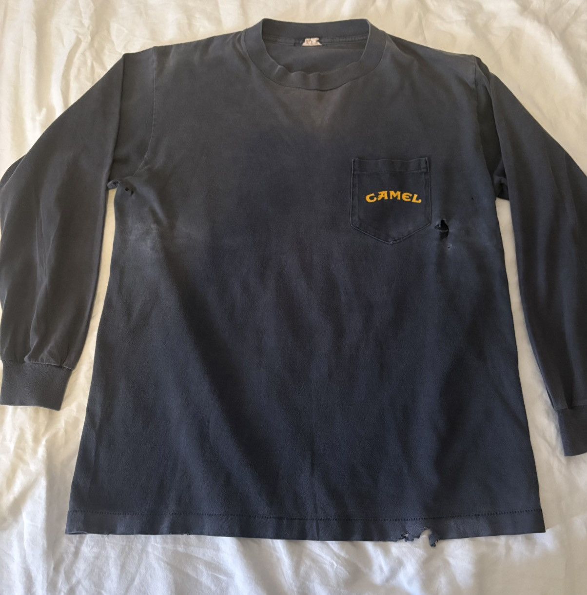 Camel Camel cigarettes longsleeve black single stitch t-shirt Size US L / EU 52-54 / 3 - 5 Thumbnail