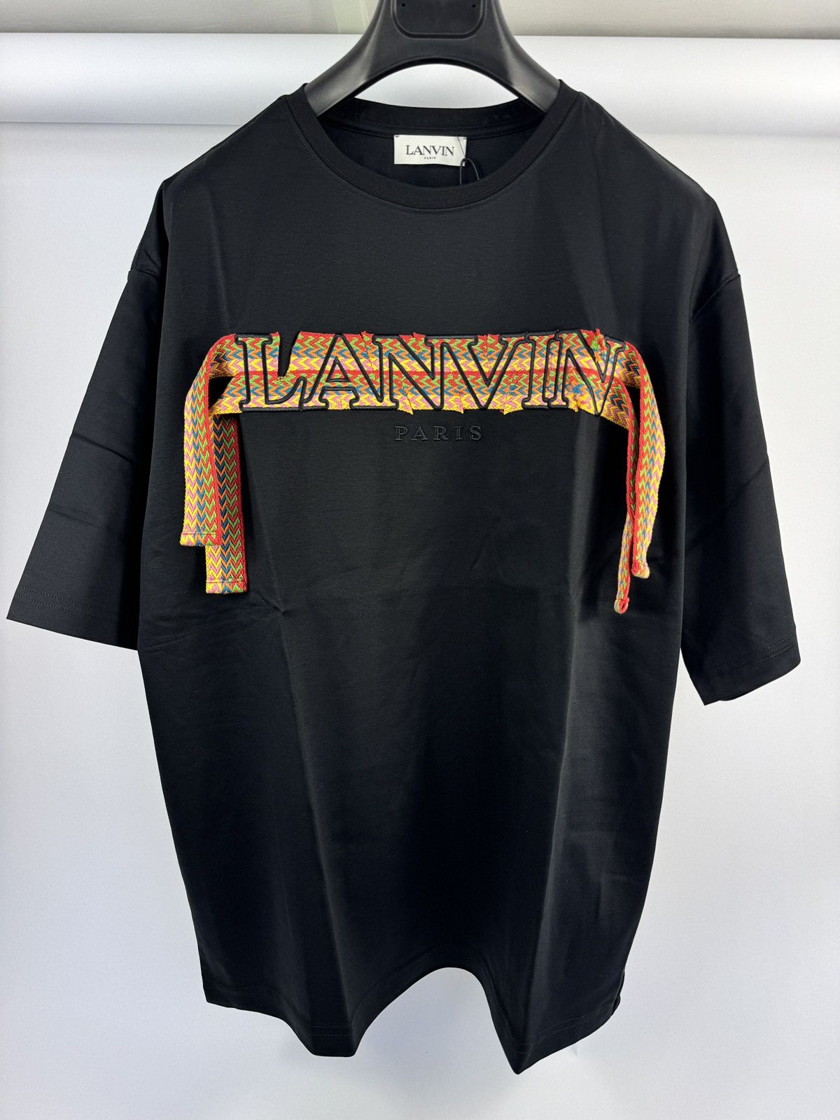 Lanvin CURB LOGO OVERSIZED T-SHIRT Size US M / EU 48-50 / 2 - 1 Thumbnail