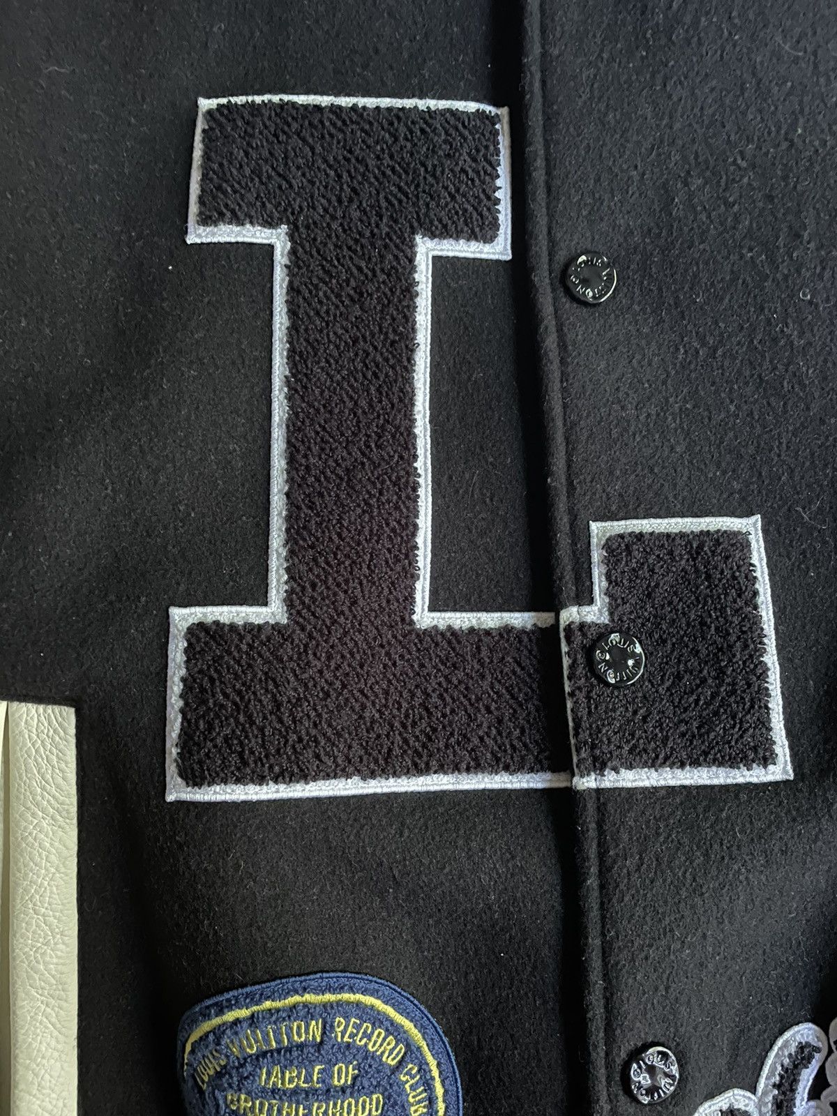 Louis Vuitton Louis Vuitton MLK Dreaming Leather Varsity Jacket Size US XL / EU 56 / 4 - 3 Thumbnail